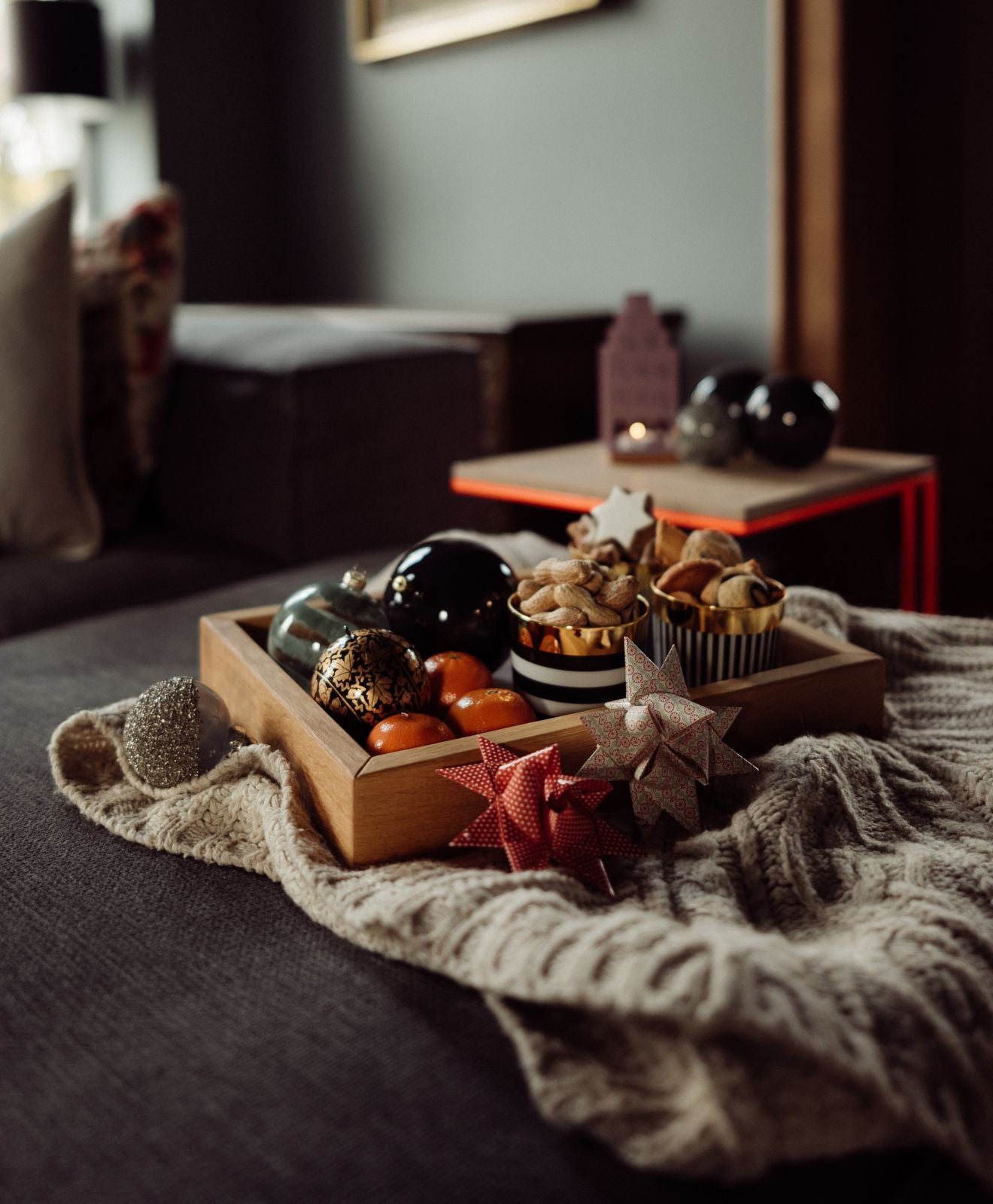 Holztablett aus Eiche & HPL ALMA von KAWENTSMANN