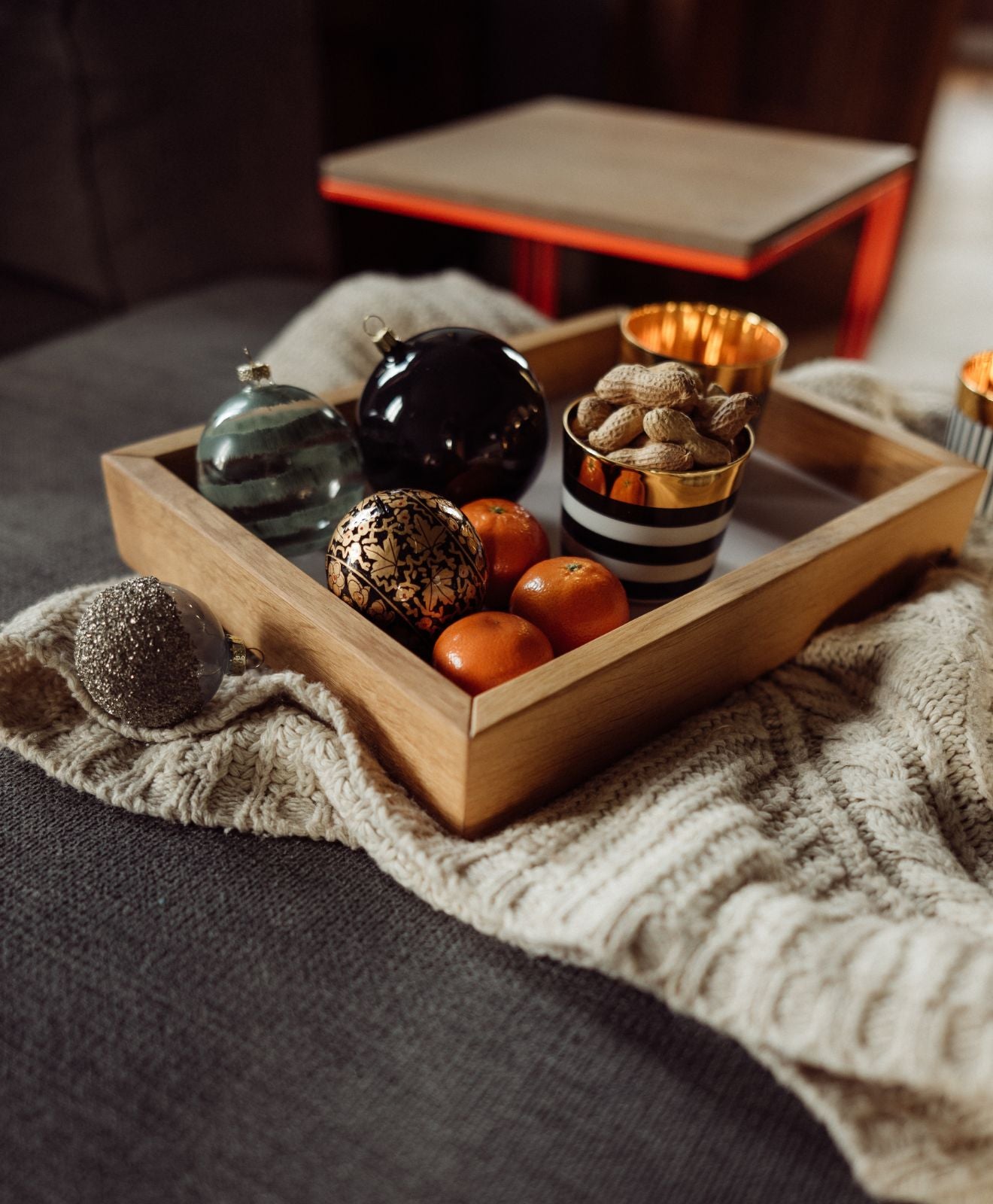 Holztablett aus Eiche & HPL ALMA von KAWENTSMANN