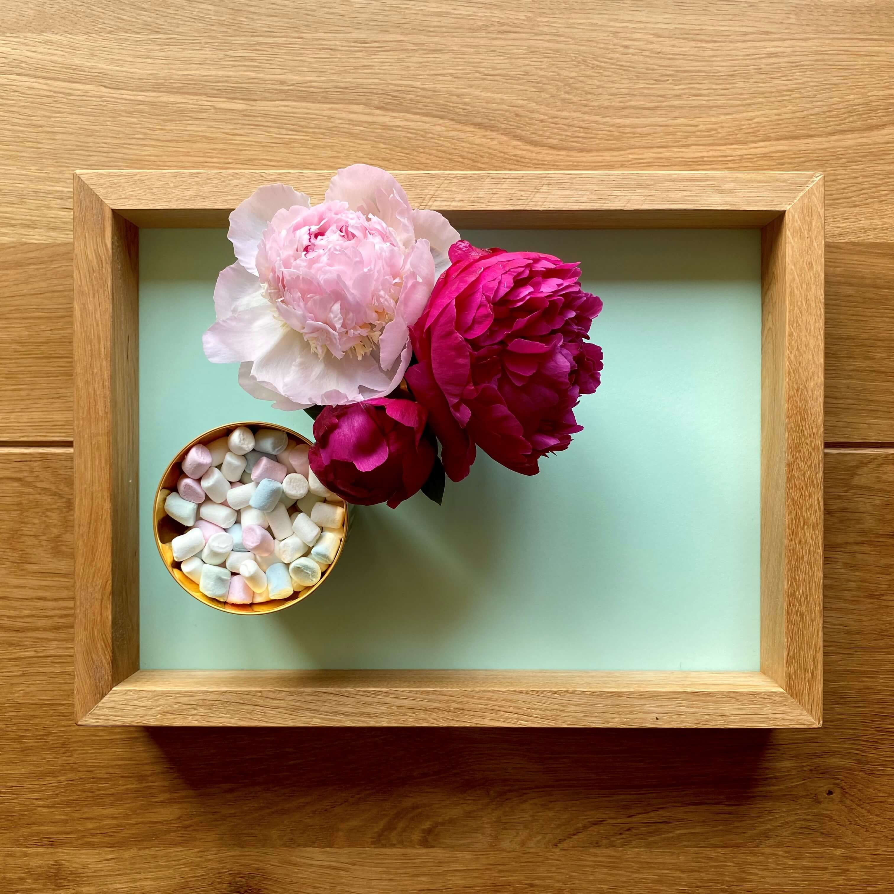 Holztablett aus Eiche & HPL ALMA von KAWENTSMANN