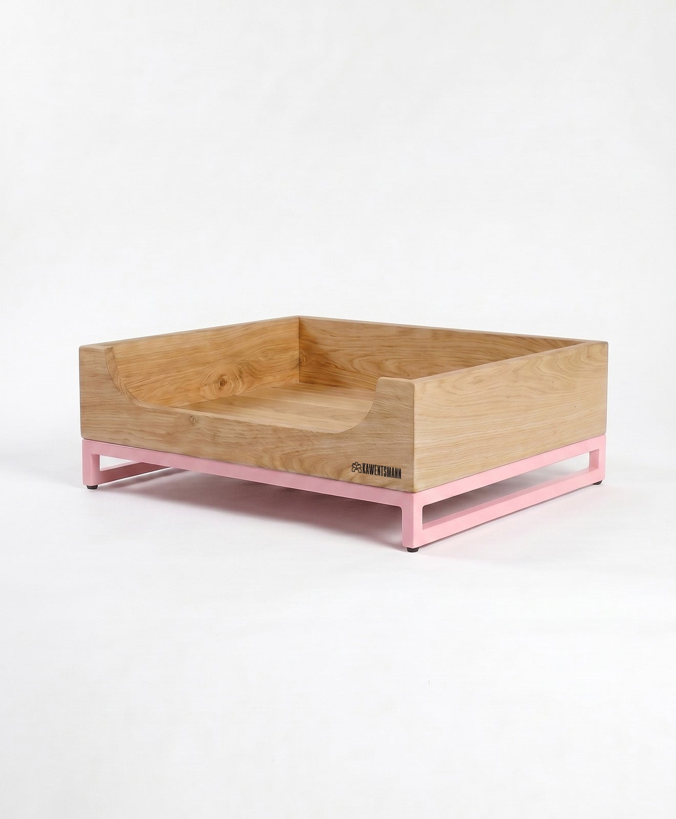 KAWENTSMANN Hundebett aus Holz mit Stahlgestell FIRCHE