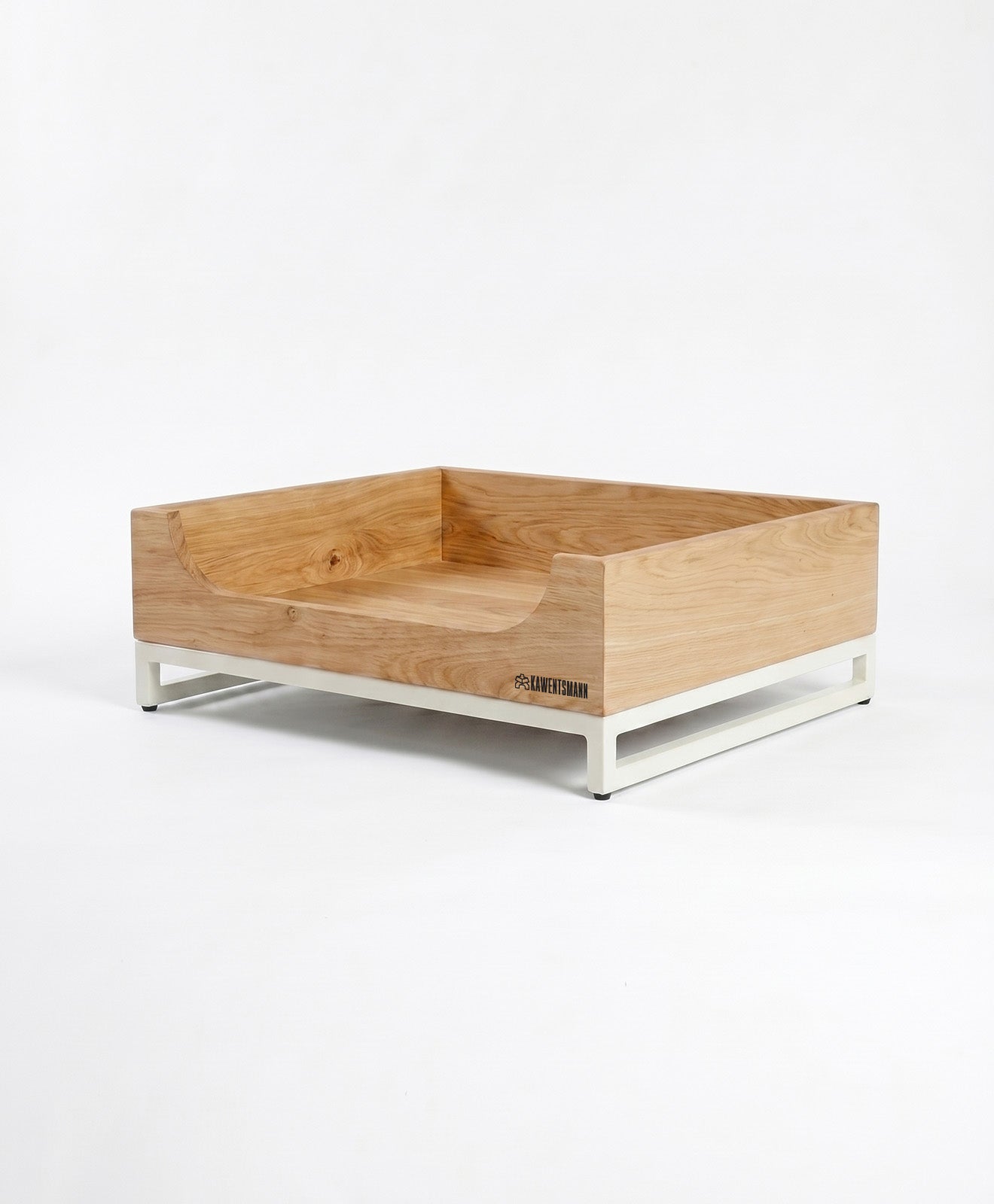KAWENTSMANN Hundebett aus Holz mit Stahlgestell FIRCHE
