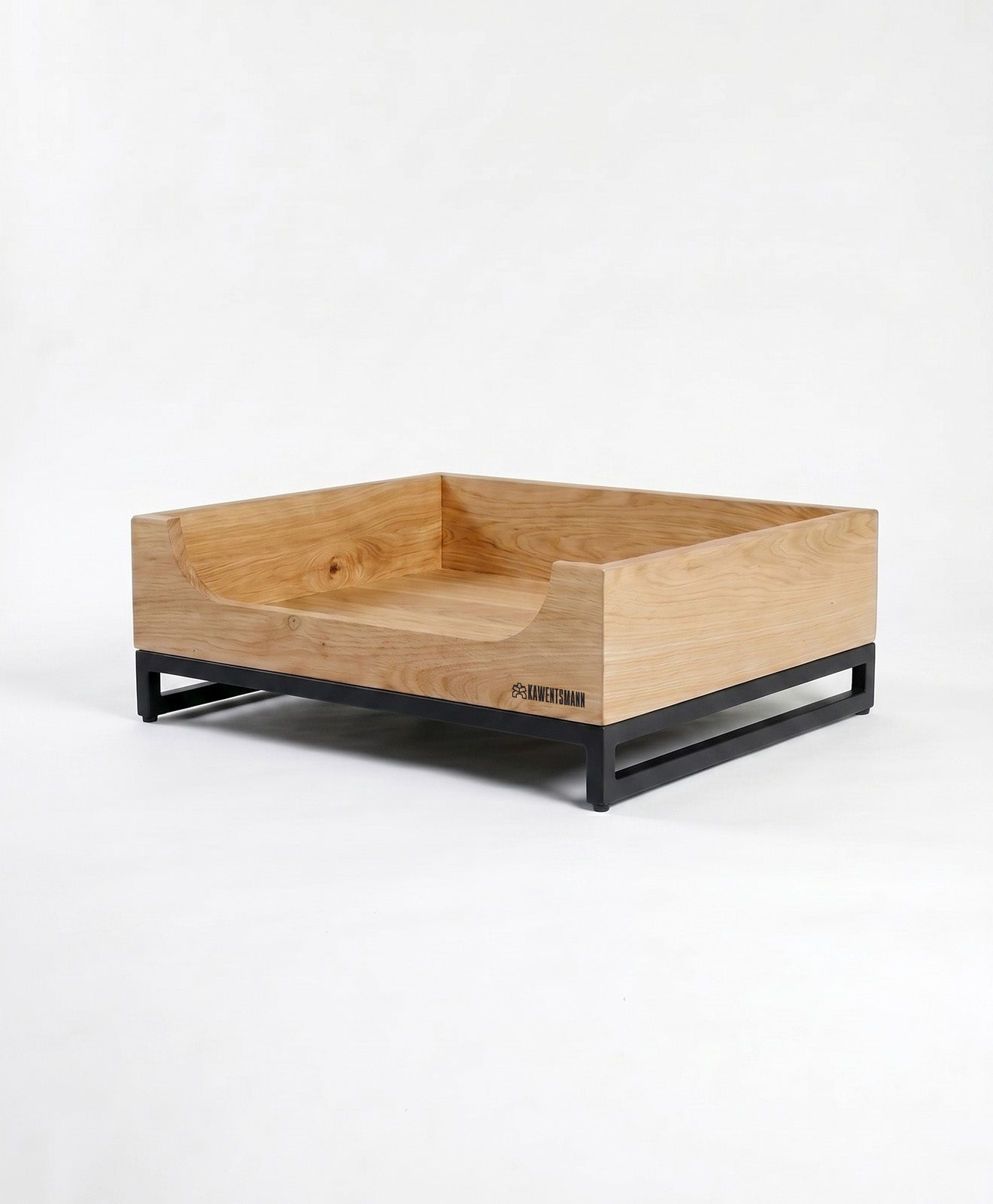 KAWENTSMANN Hundebett aus Holz mit Stahlgestell FIRCHE