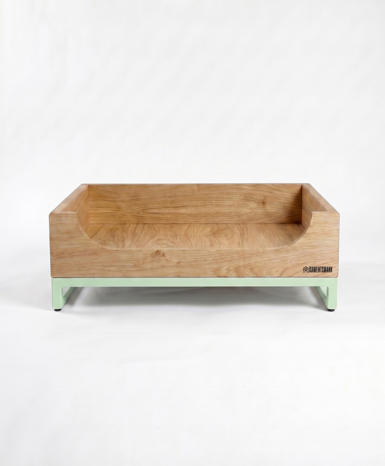 KAWENTSMANN Hundebett aus Holz mit Stahlgestell FIRCHE