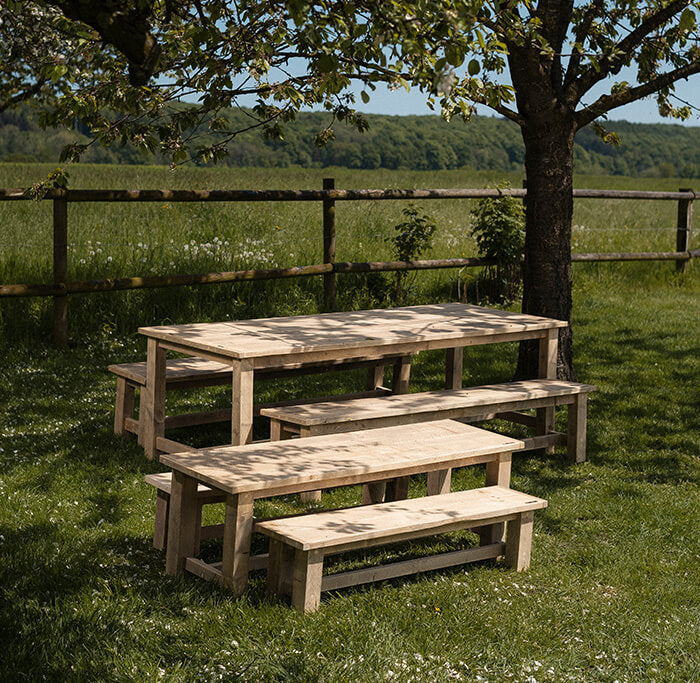 Kawentsmann Rent Vergleich Kinderset und Maxi-Set - Tisch und Bänke