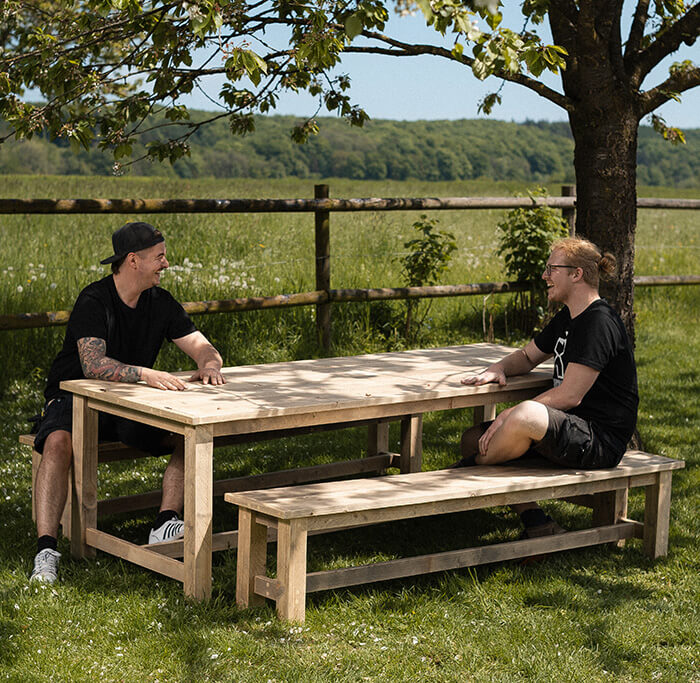 Kawentsmann Rent Set aus Tisch & 2 Bänke