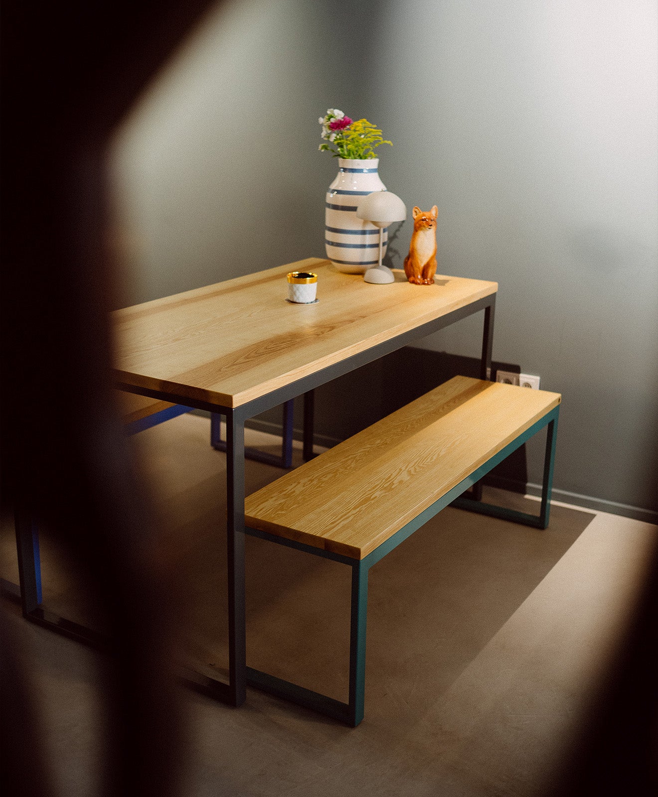 Kawentsmann Sitzbank "Talon" ohne Mittelstrebe zur Veranschaulichung der Sitzbänke im Sortiment