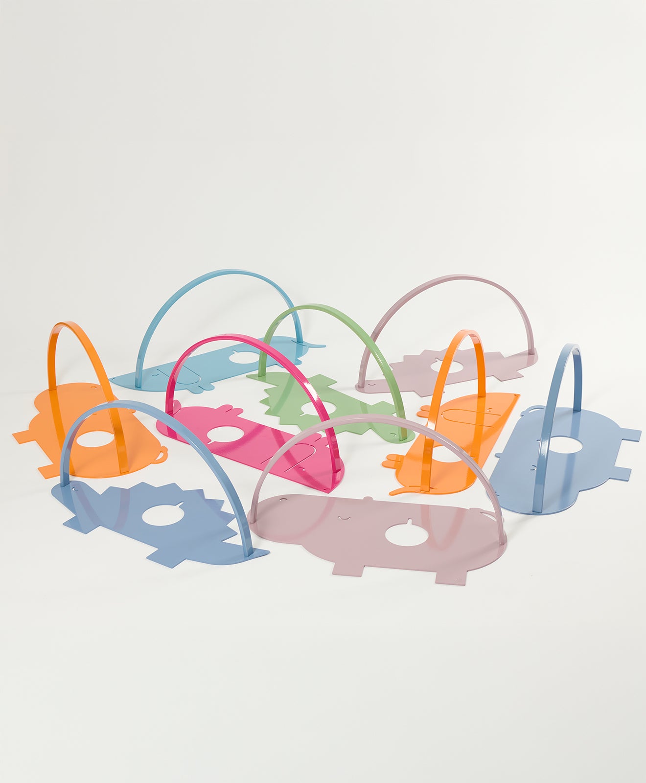 Produktbild vom Regal für die Toniebox und Toniefiguren - alle Tiere und alle Farben