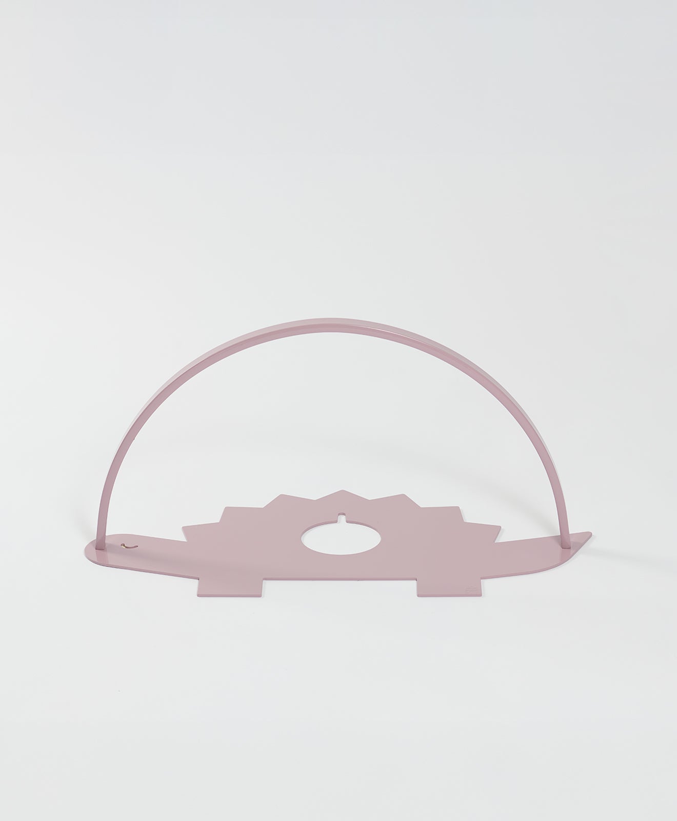 Produktbild vom Regal für die Toniebox und Toniefiguren Dino in Violett auf weißem Hintergrund