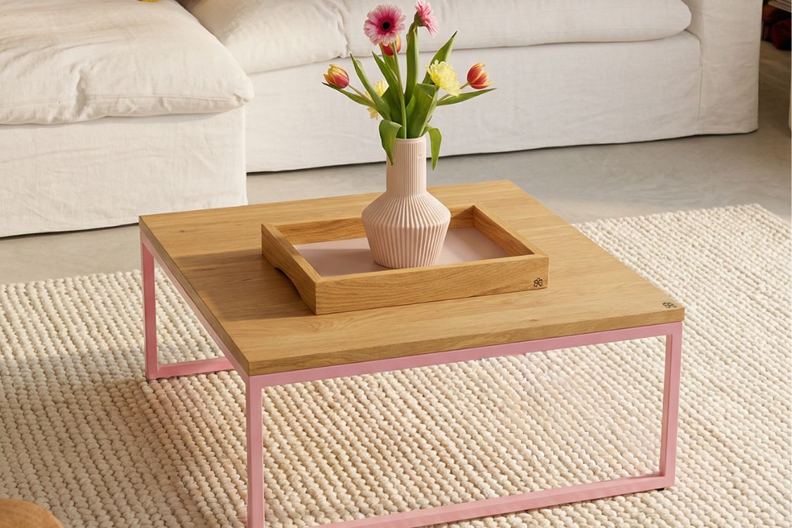 Couchtisch TALON, Tablett ALMA und Vase LIV als Shop the Look