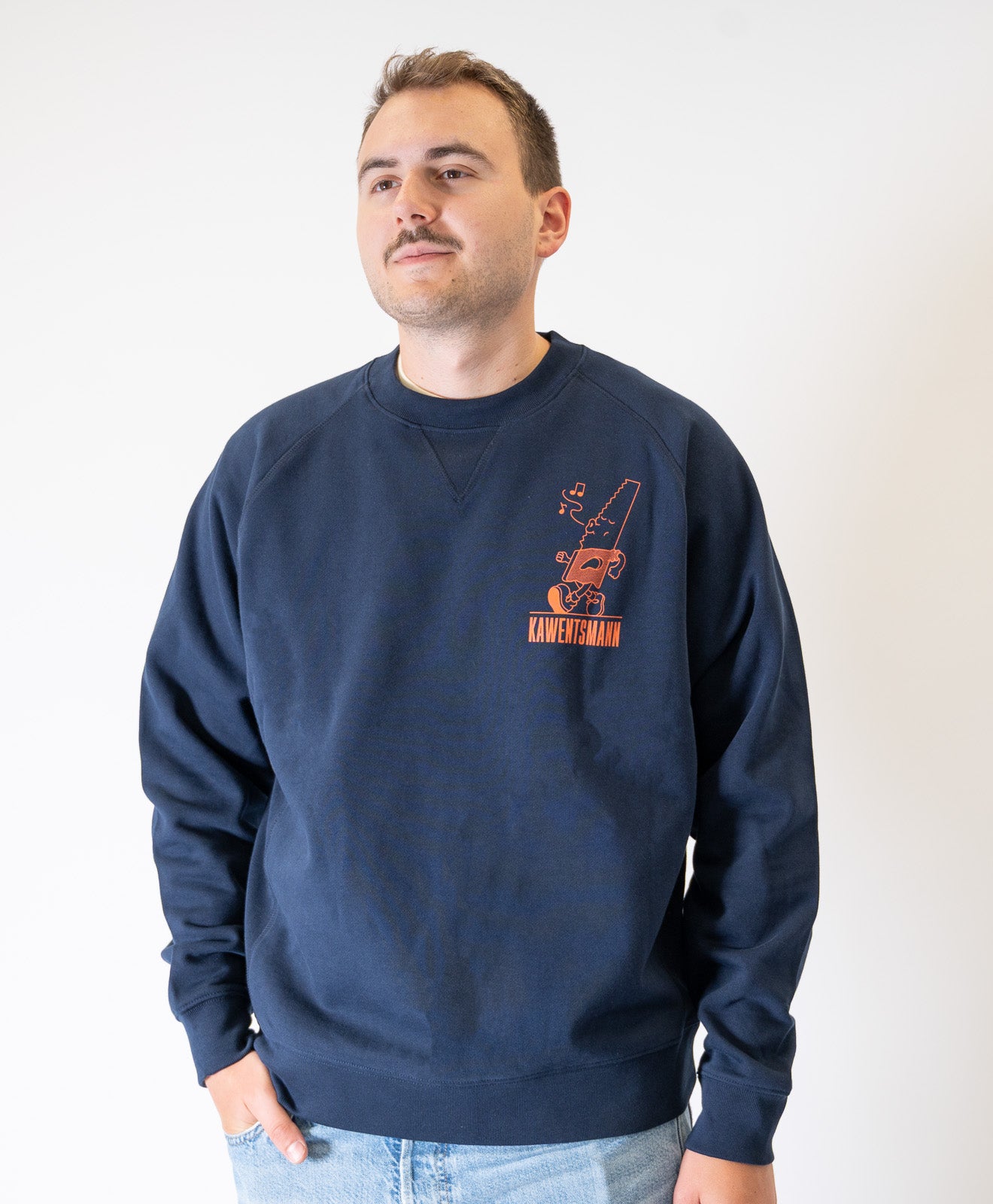 Sweatshirt in Dunkelblau Daily Grind