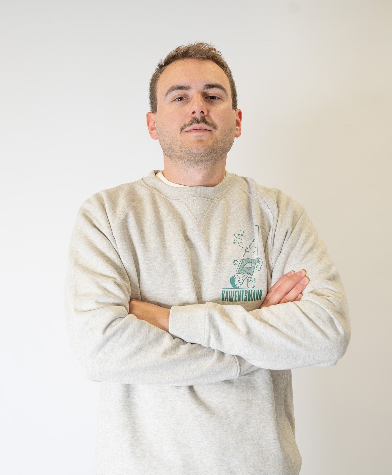 Sweatshirt in Grau Daily Grind