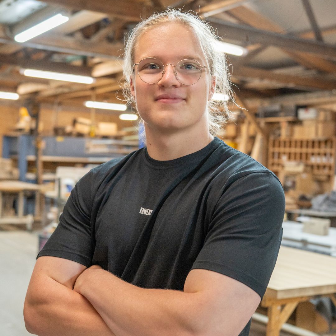 Teammitglied Gerrit - auszubildender Tischler