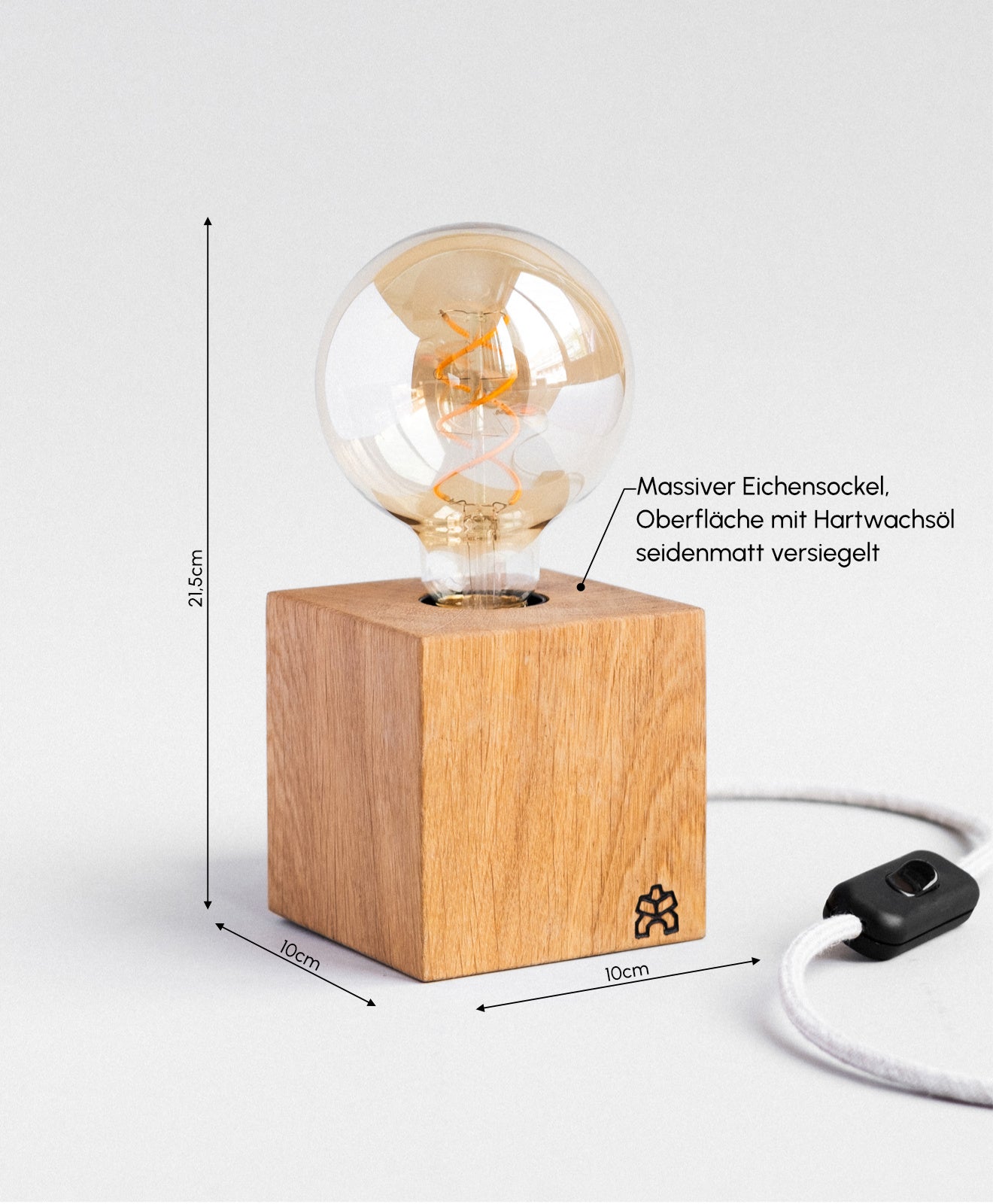 Tischlampe Holz LORENZ - Kawentsmann Digital GmbH