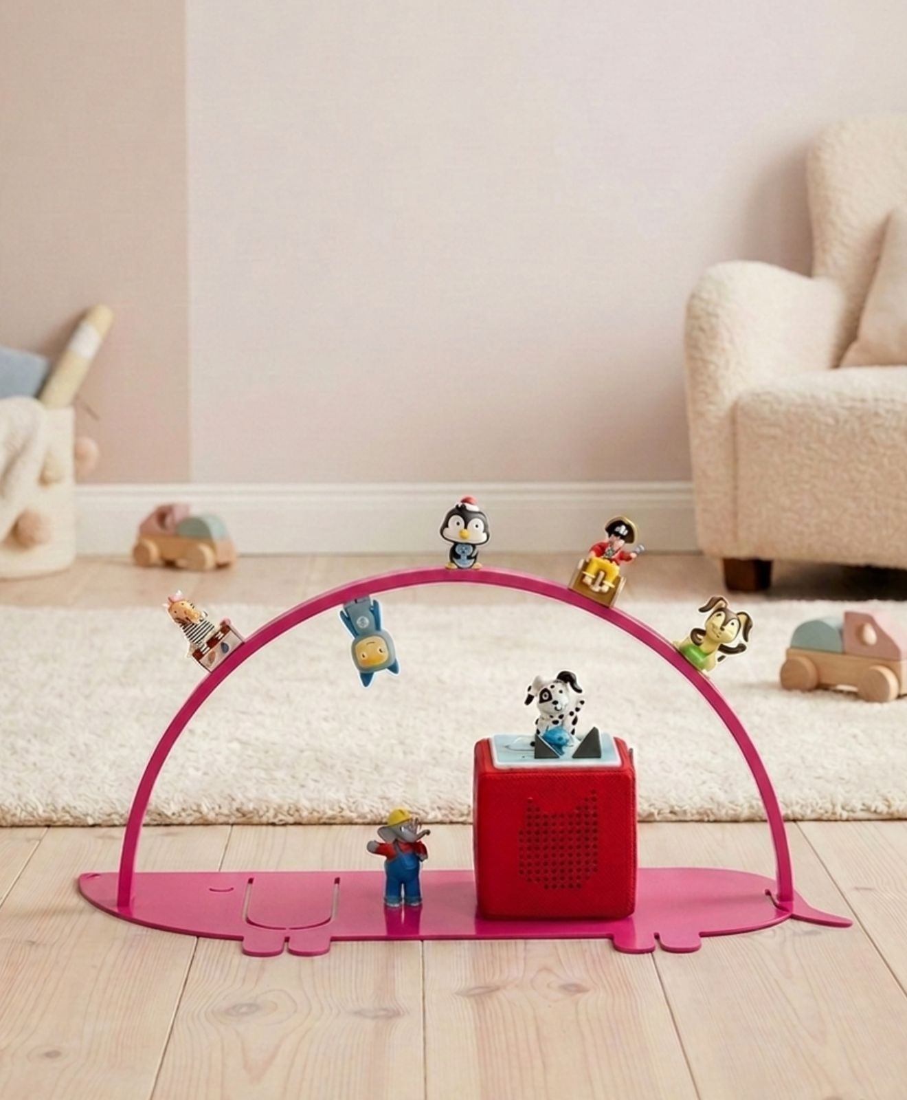 Moodbild Tonie Regal Dackel - Szene im Kinderzimmer