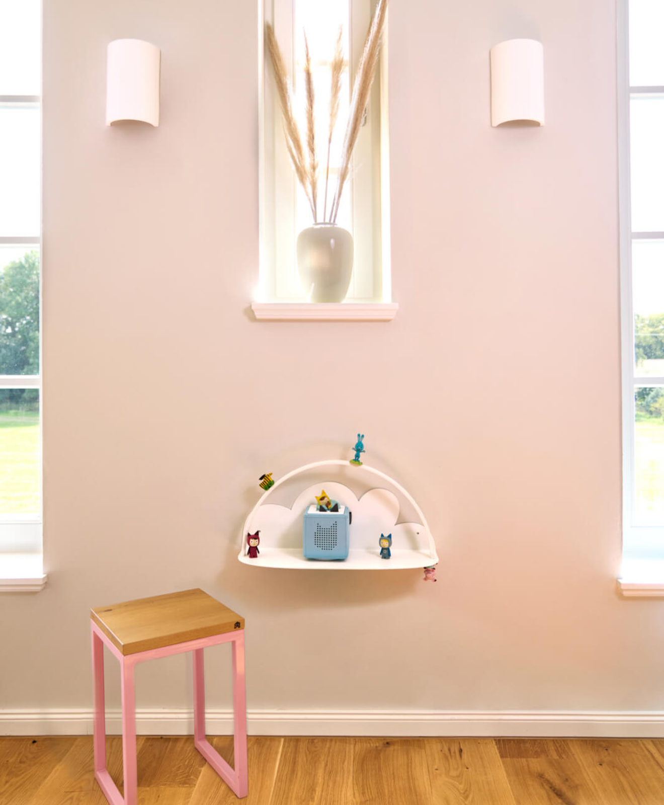 Wandregal für die Toniebox & Tonies Wolke in Weiß