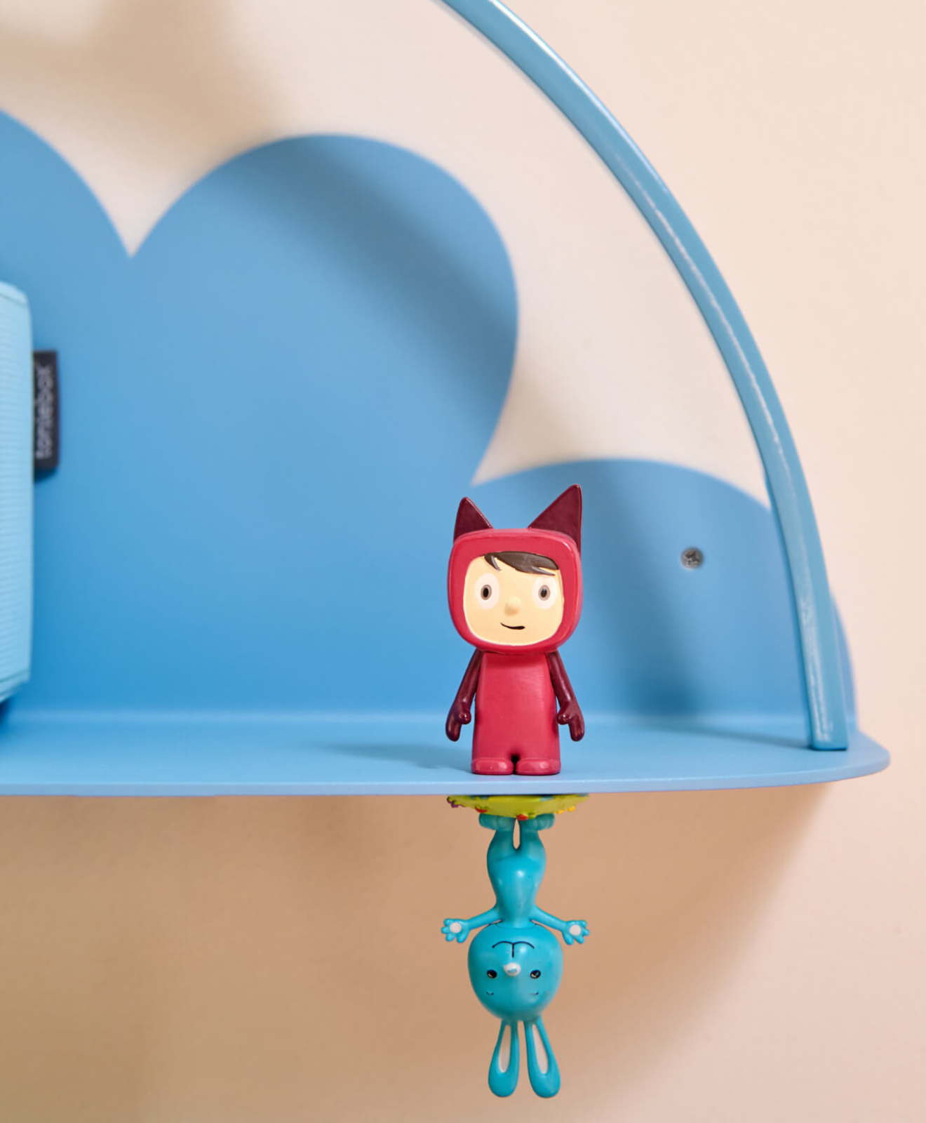 Wandregal für die Toniebox & Tonies Wolke in Blau - Detail