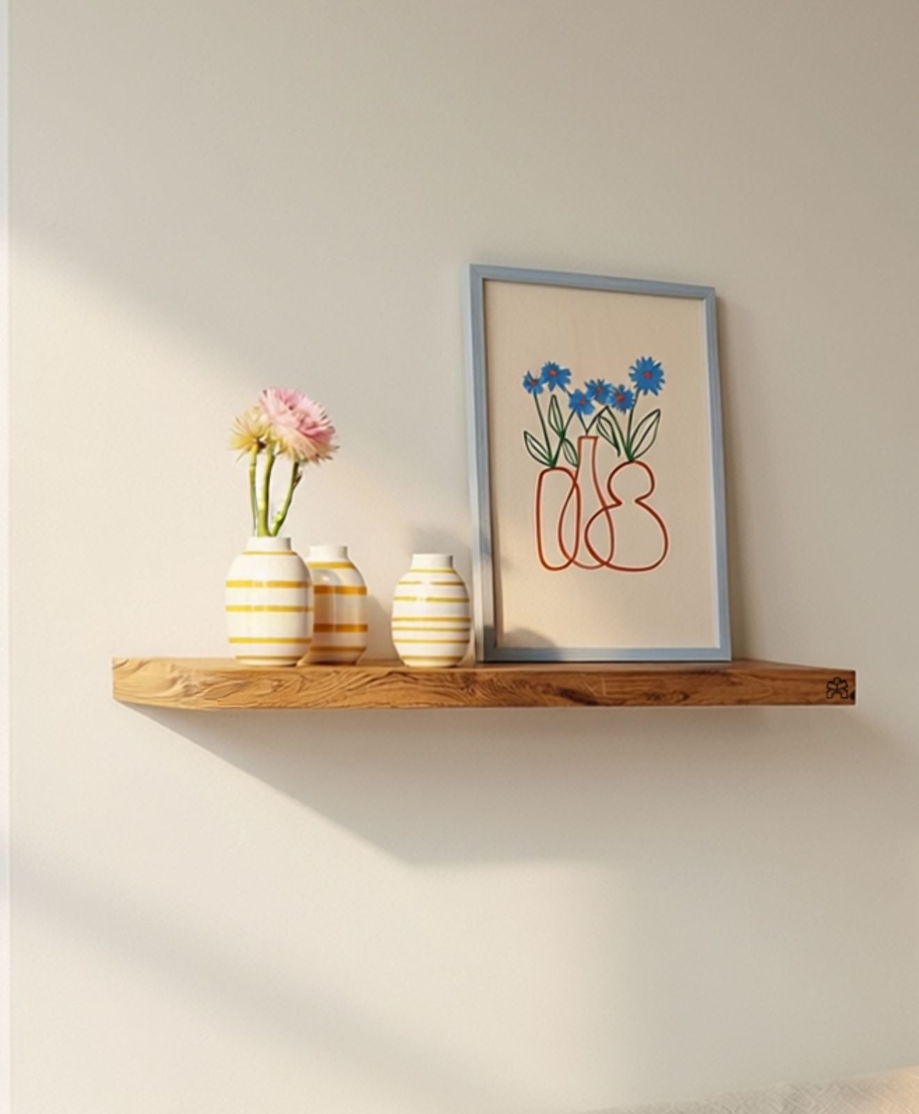 Wandregal Holz Eiche FIERS