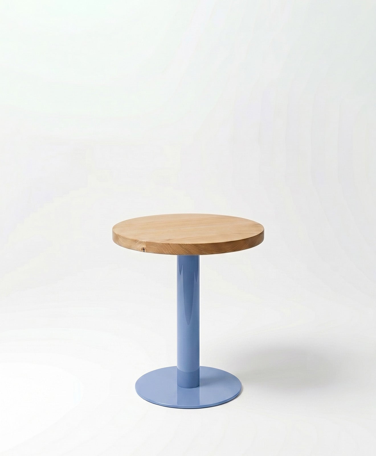 Beistelltisch rund aus Holz & Metall ALBERT