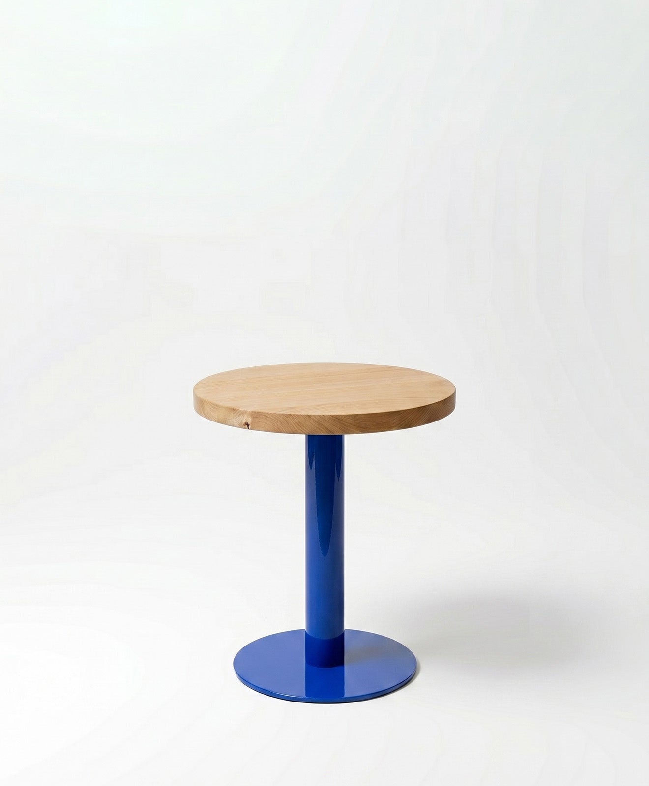 Beistelltisch rund aus Holz & Metall ALBERT