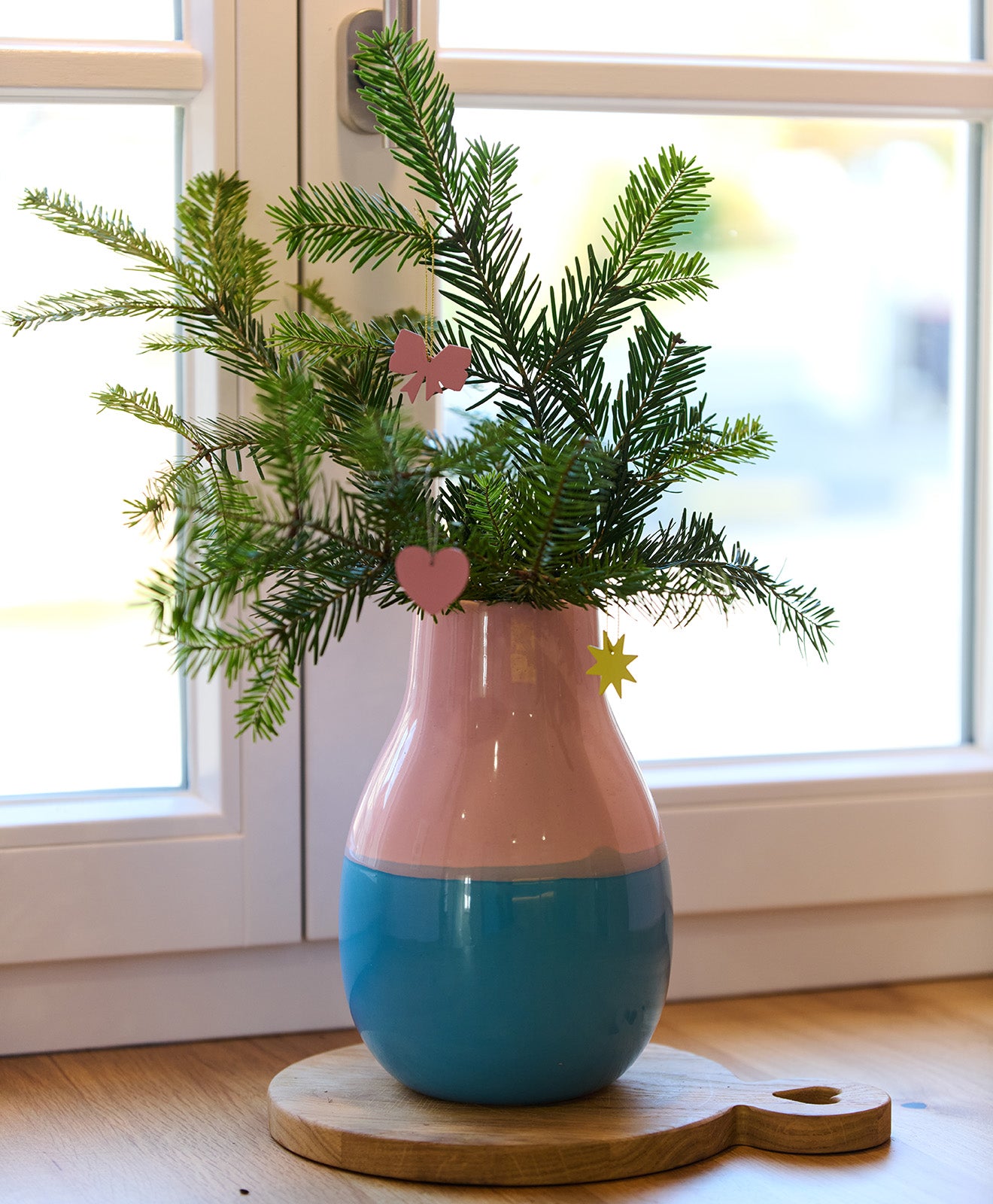 Weihnachtsbaumschmuck Metall HERZ 3er SET