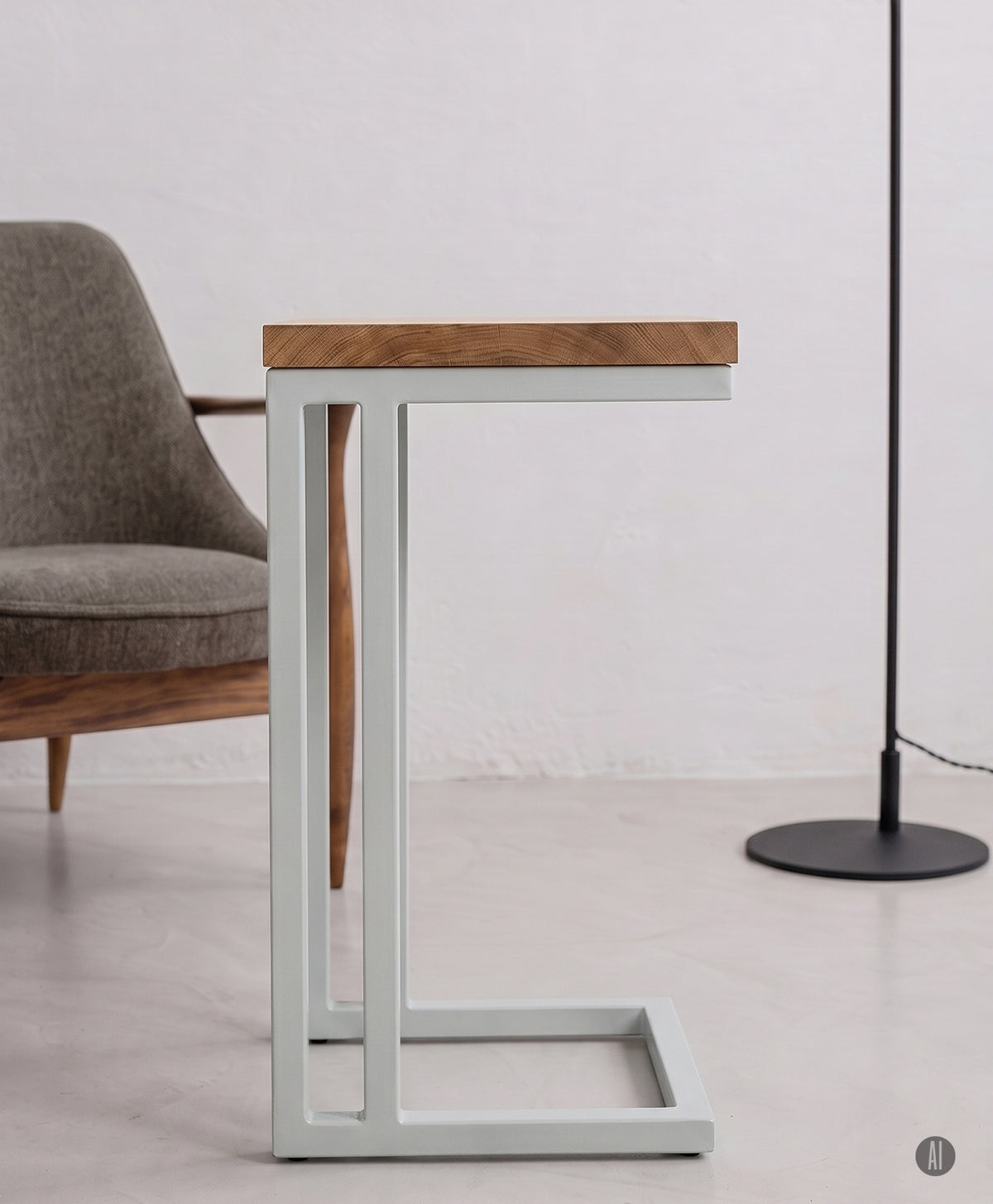 Beistelltisch | Couchtisch aus Holz & Metall ALFONS