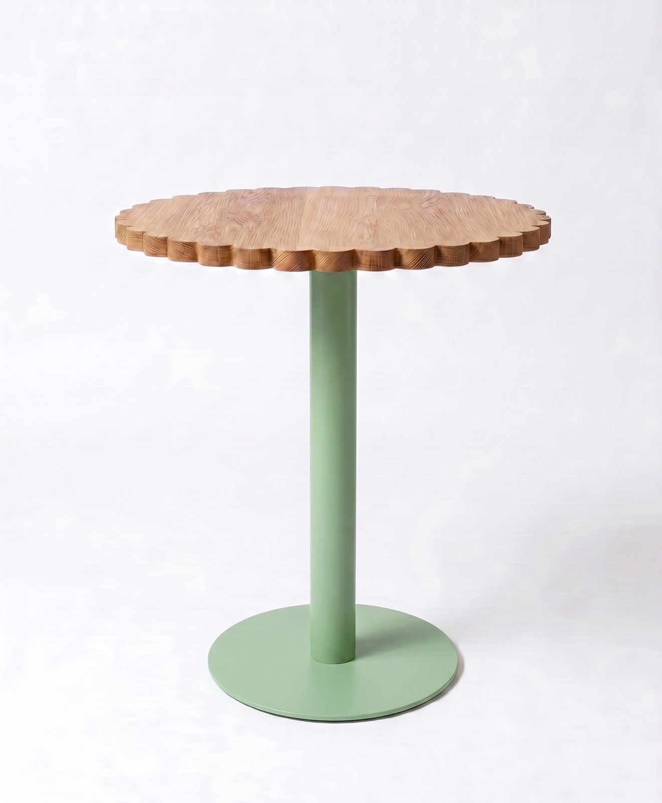 Bistrotisch rund Holz & Stahl Blume von KAWENTSMANN