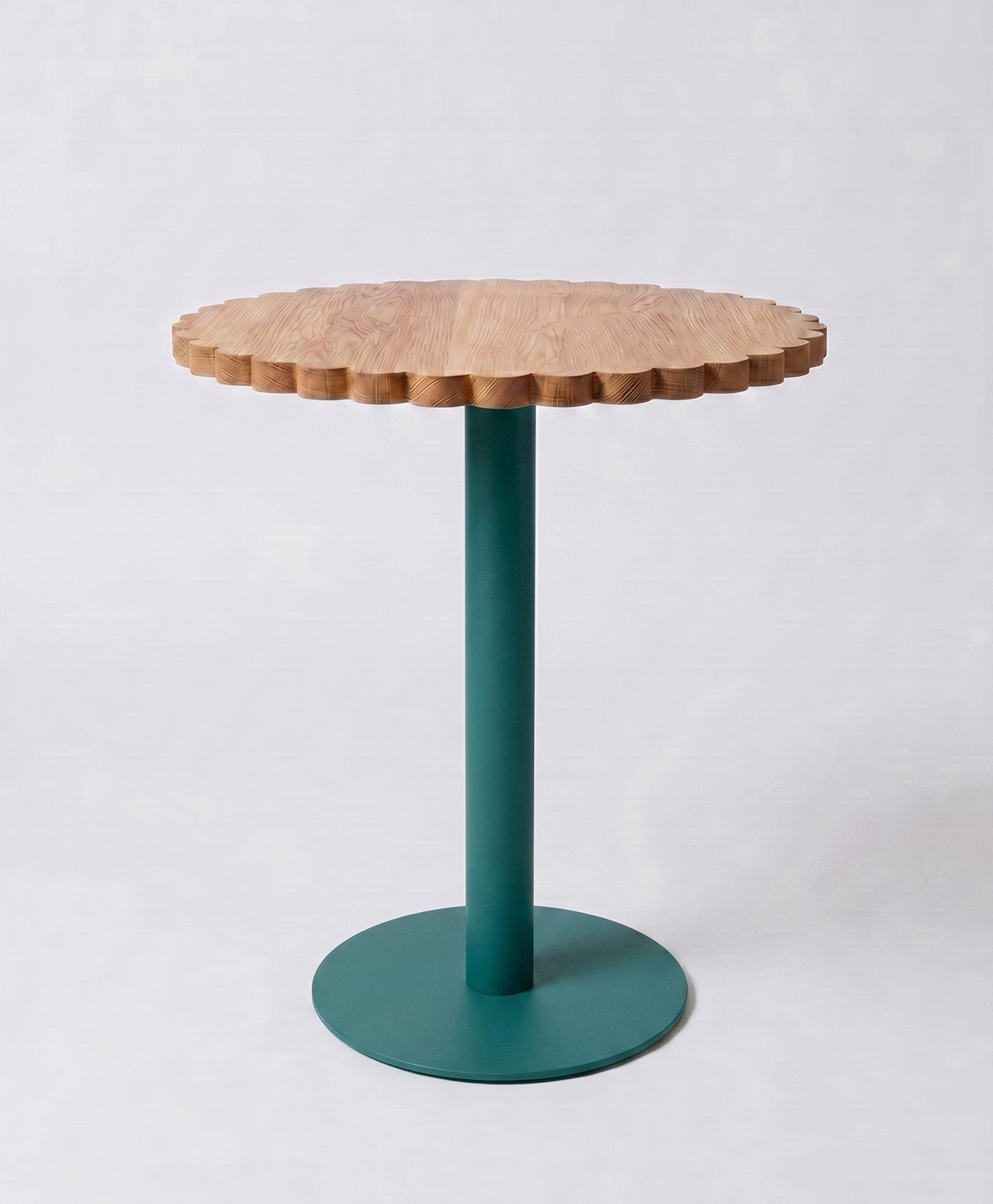 Bistrotisch rund Holz & Stahl Blume von KAWENTSMANN
