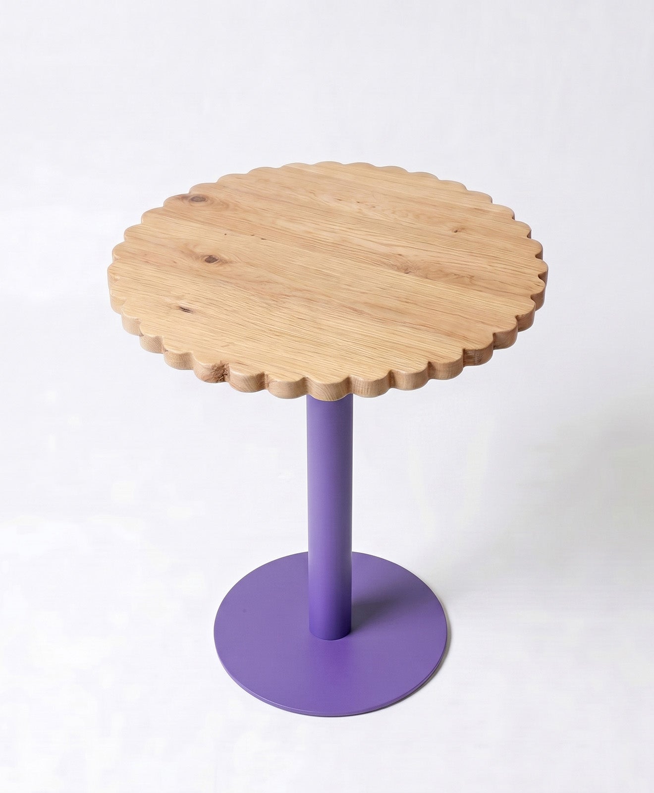 Bistrotisch rund Holz & Stahl Blume von KAWENTSMANN