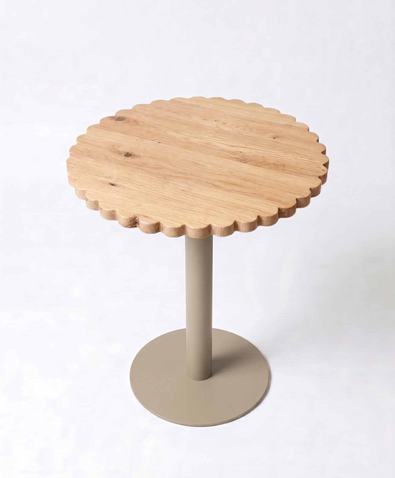 Bistrotisch rund Holz & Stahl Blume von KAWENTSMANN