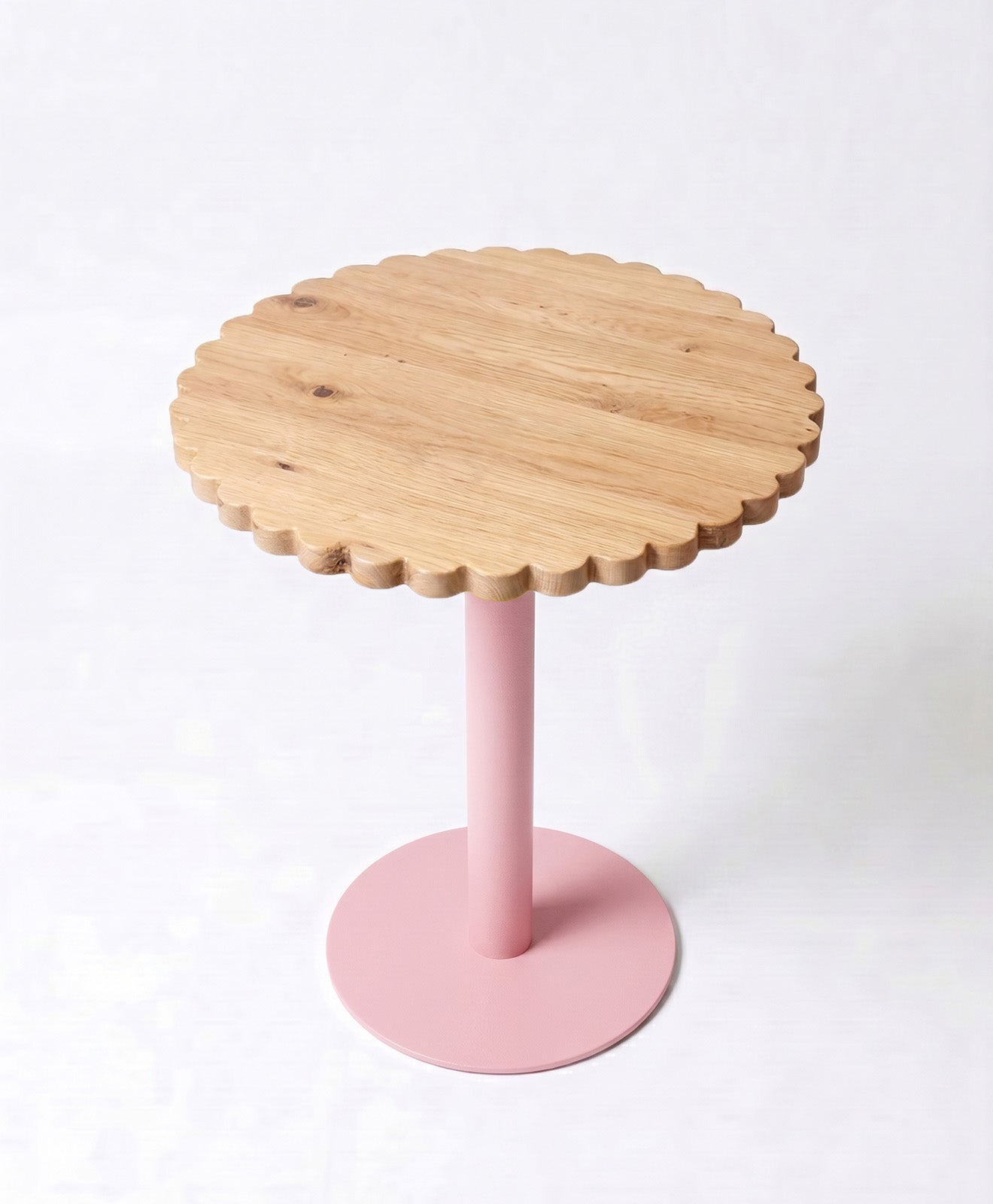 Bistrotisch rund Holz & Stahl Blume von KAWENTSMANN