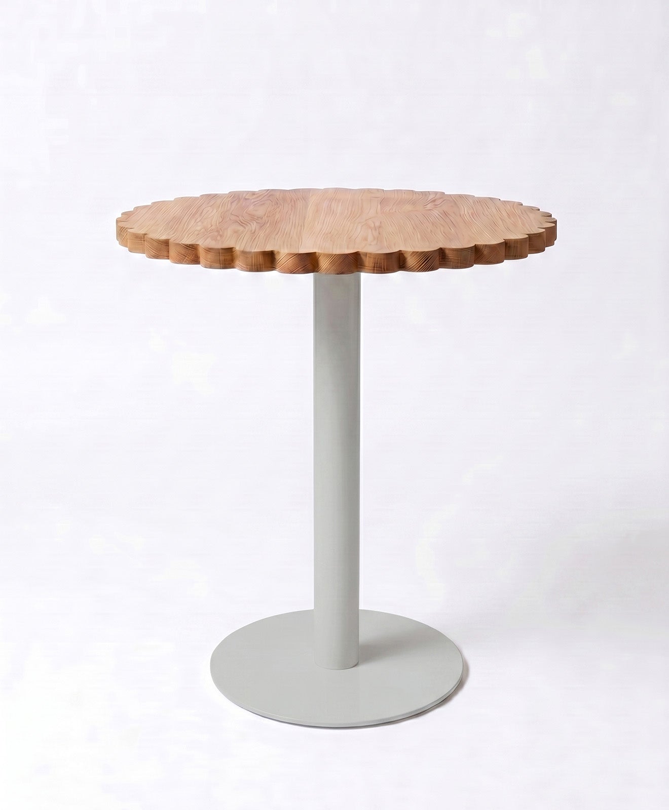 Bistrotisch rund Holz & Stahl Blume von KAWENTSMANN