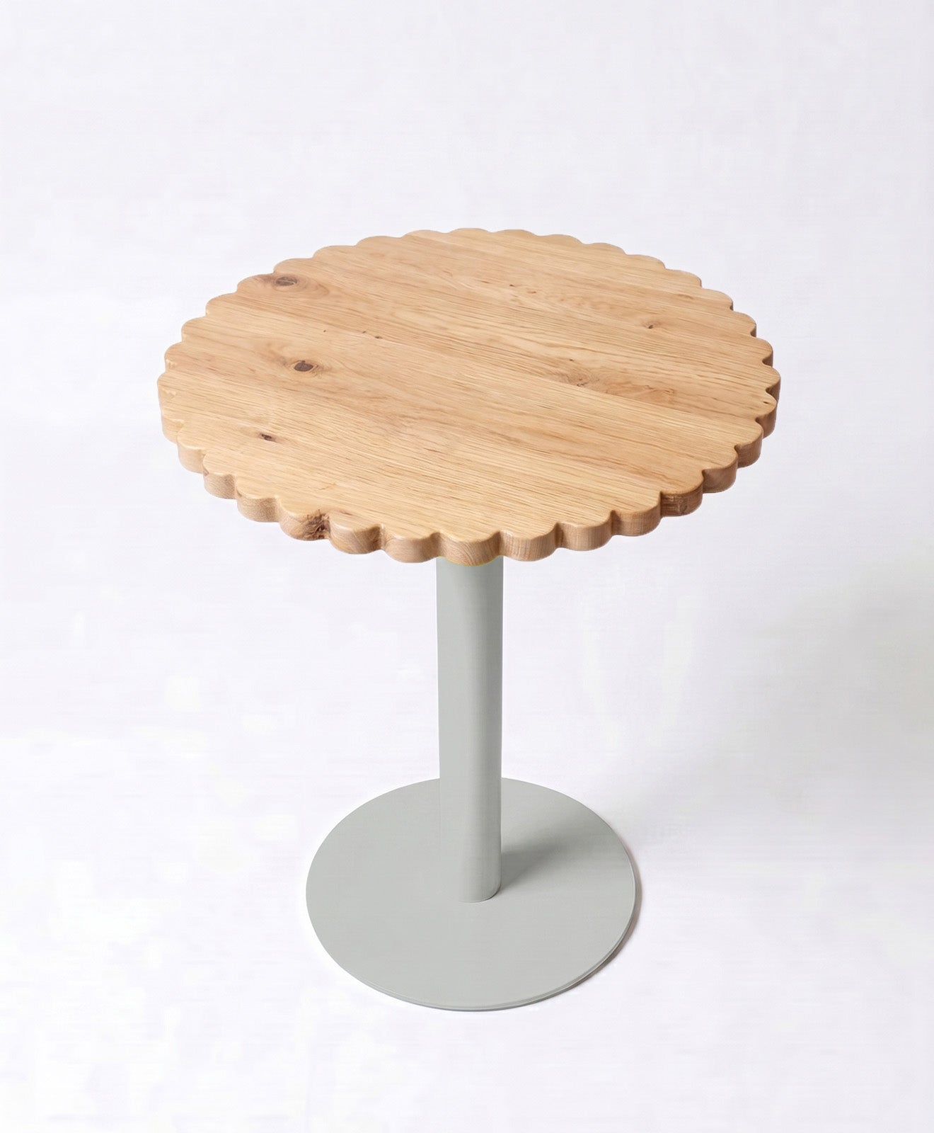 Bistrotisch rund Holz & Stahl Blume von KAWENTSMANN