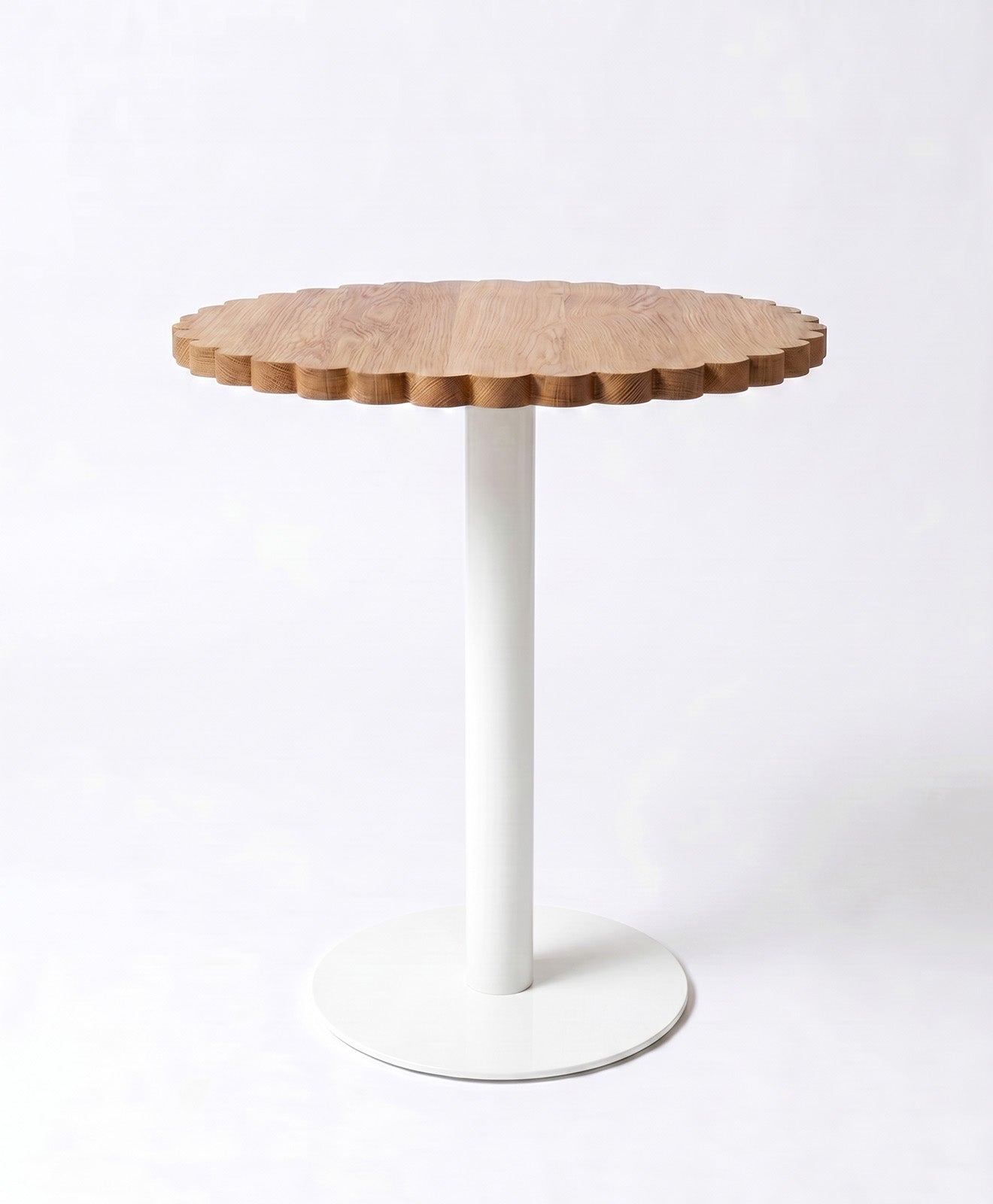 Bistrotisch rund Holz & Stahl Blume von KAWENTSMANN