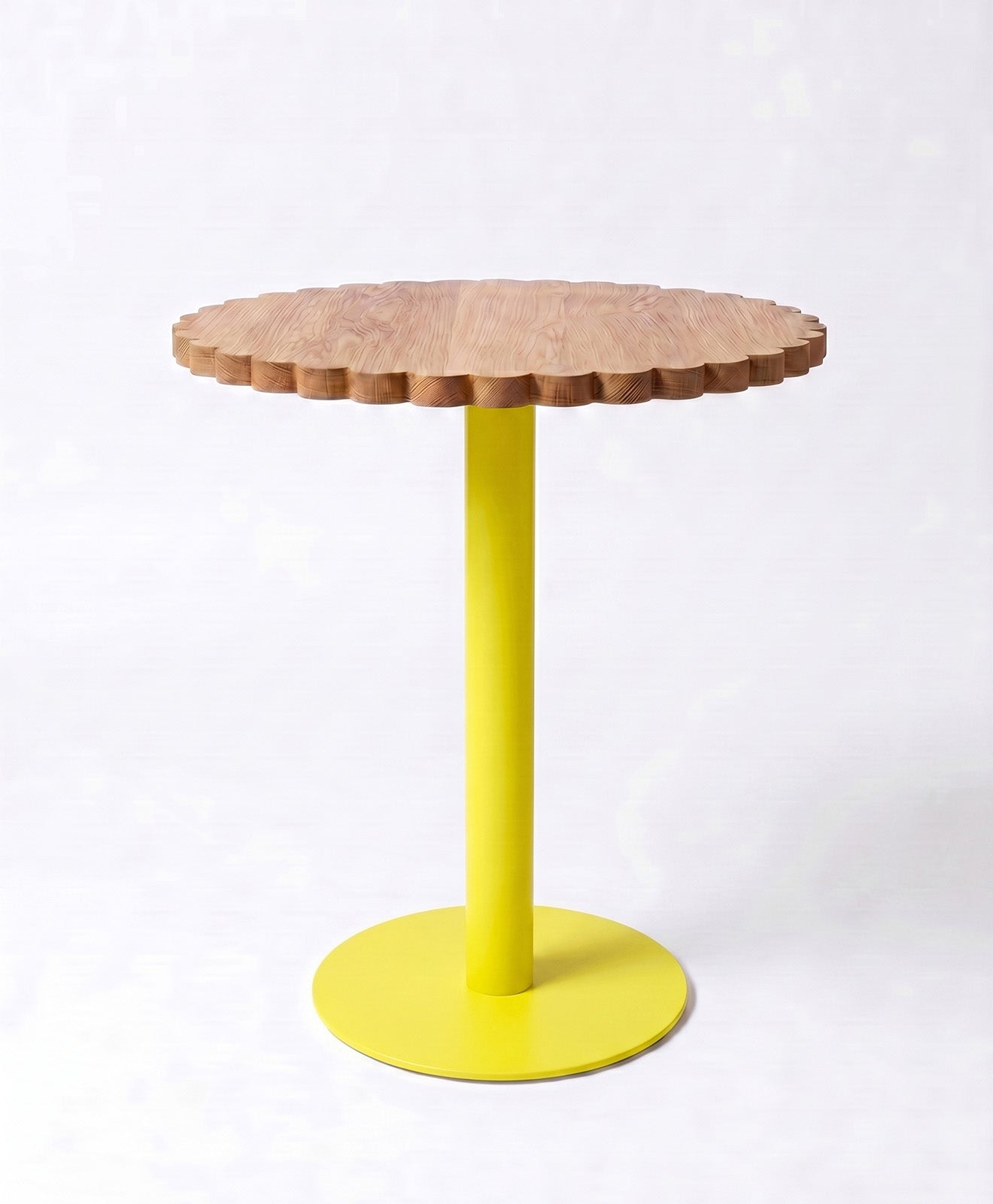 Bistrotisch rund Holz & Stahl Blume von KAWENTSMANN