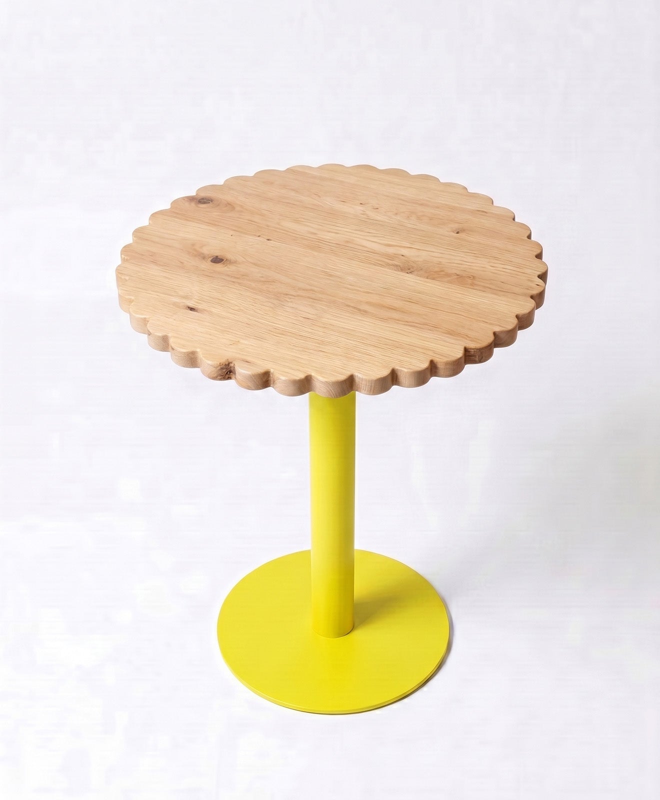 Bistrotisch rund Holz & Stahl Blume von KAWENTSMANN