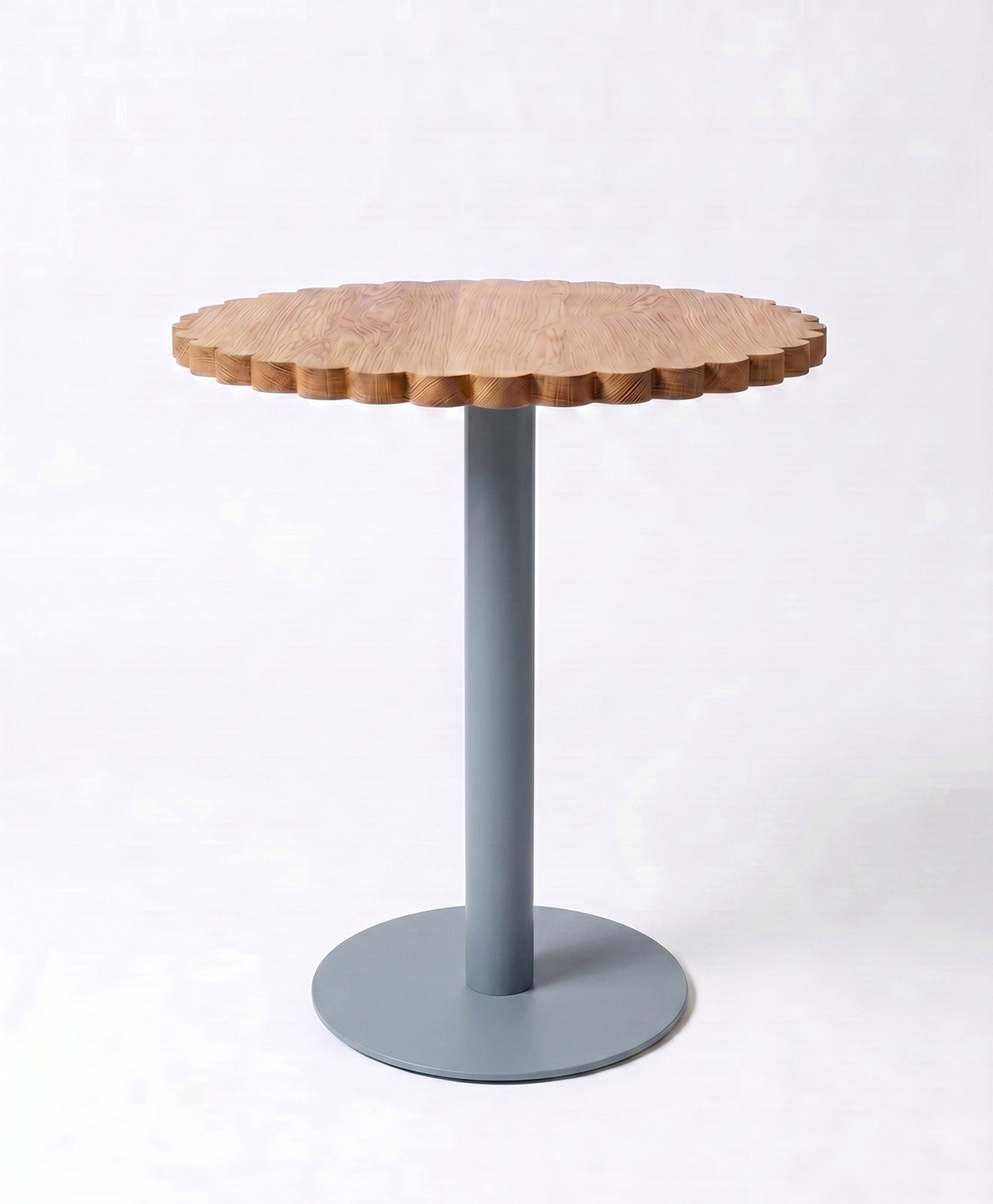 Bistrotisch rund Holz & Stahl Blume von KAWENTSMANN