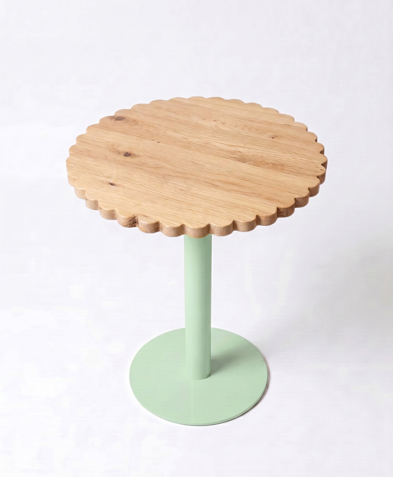Bistrotisch rund Holz & Stahl Blume von KAWENTSMANN