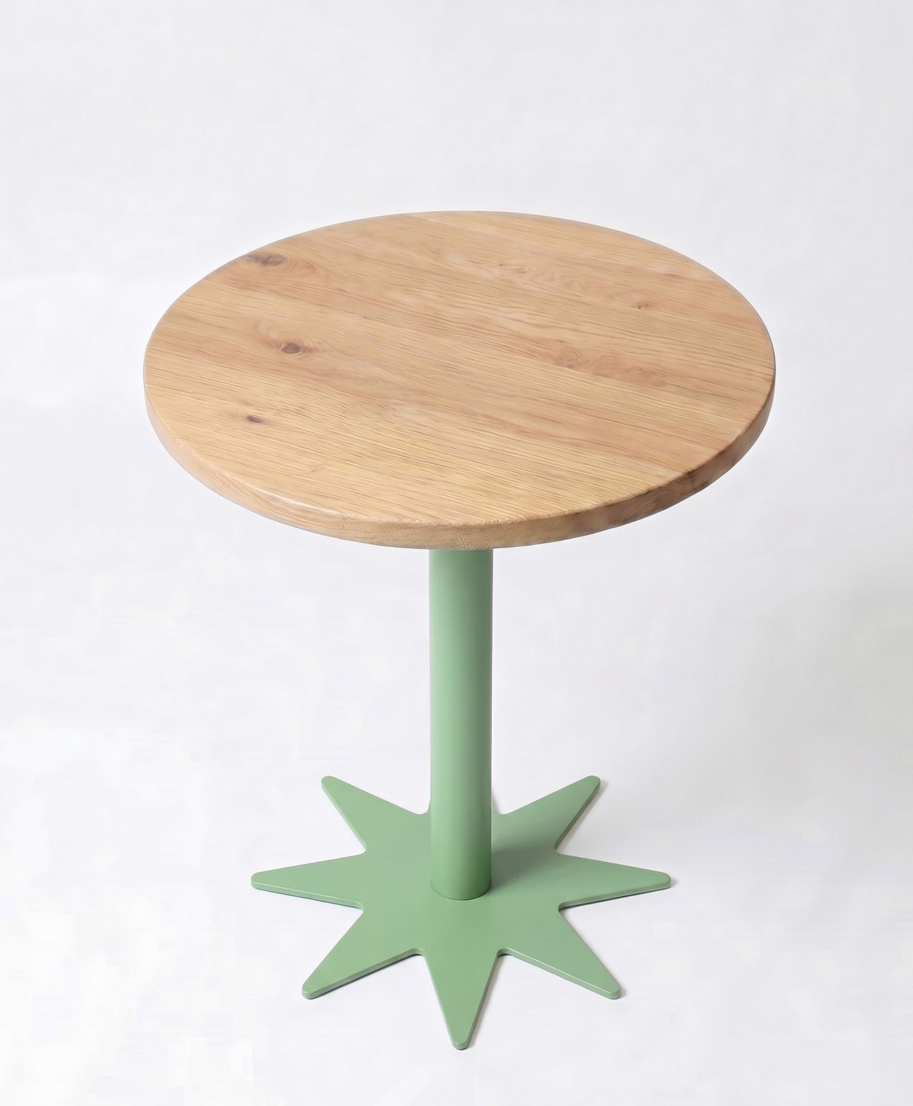 Bistrotisch rund aus Holz & Stahl STERN