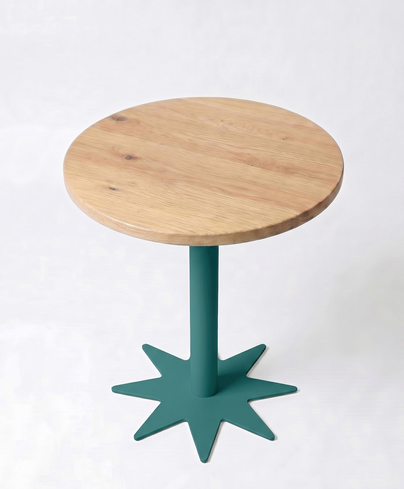 Bistrotisch rund aus Holz & Stahl STERN