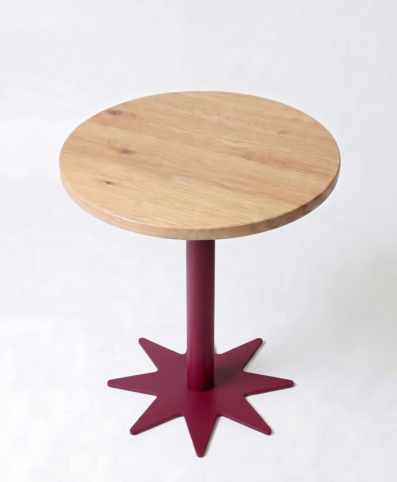 Bistrotisch rund aus Holz & Stahl STERN
