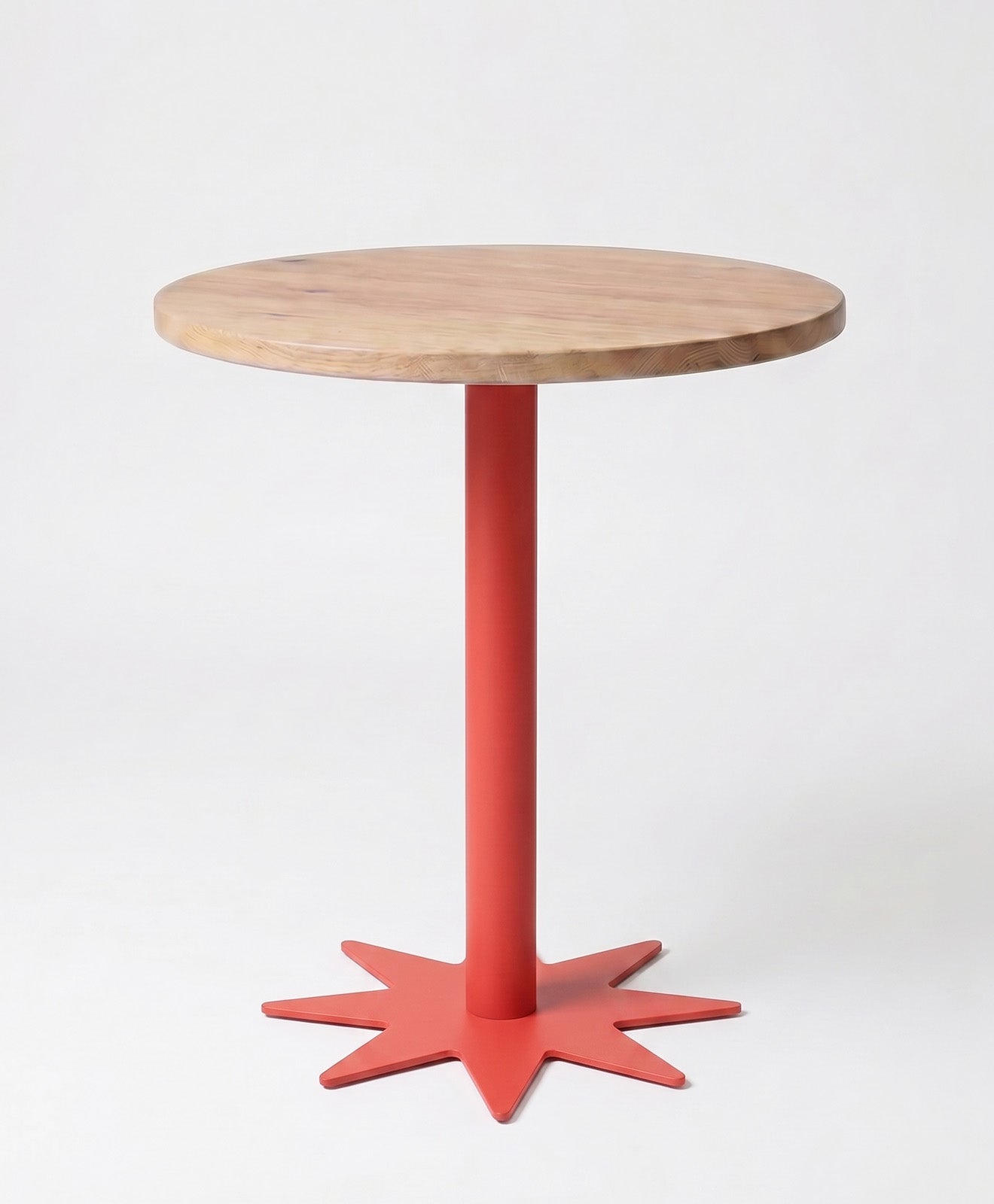 Bistrotisch rund aus Holz & Stahl STERN