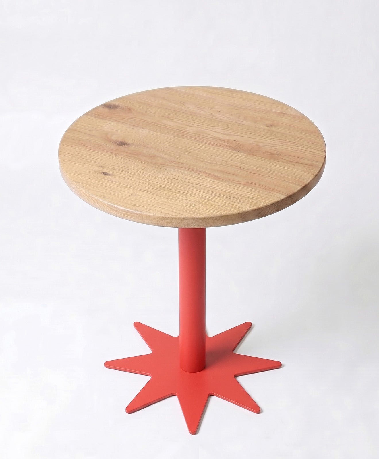 Bistrotisch rund aus Holz & Stahl STERN