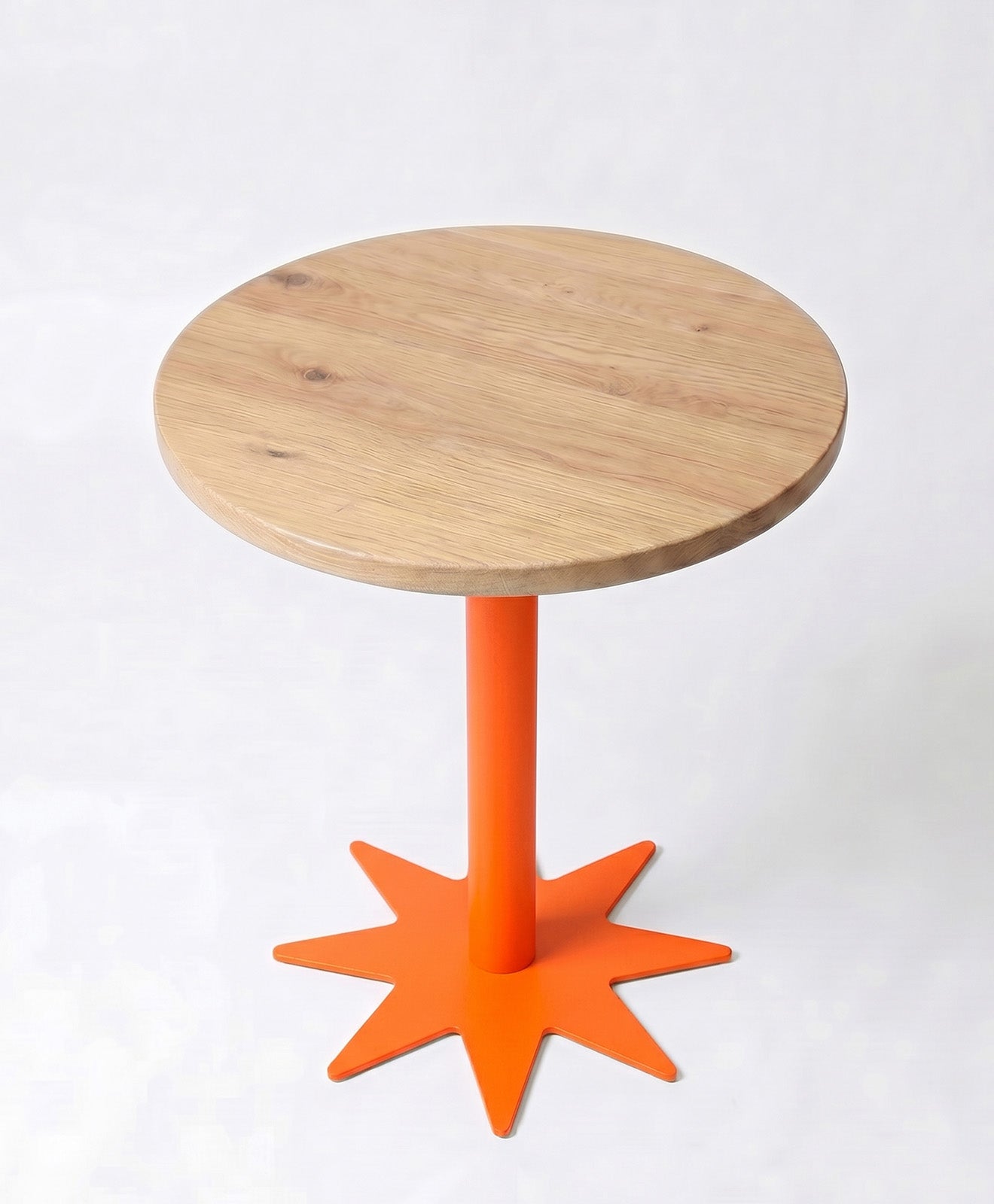 Bistrotisch rund aus Holz & Stahl STERN