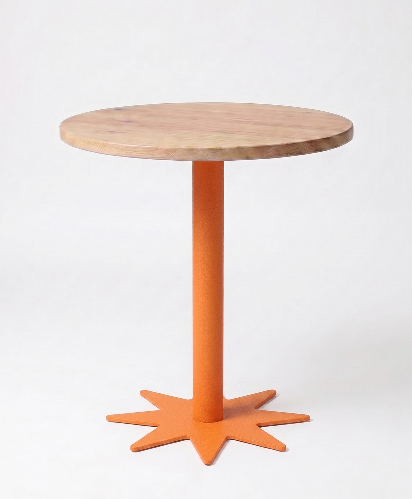 Bistrotisch rund aus Holz & Stahl STERN