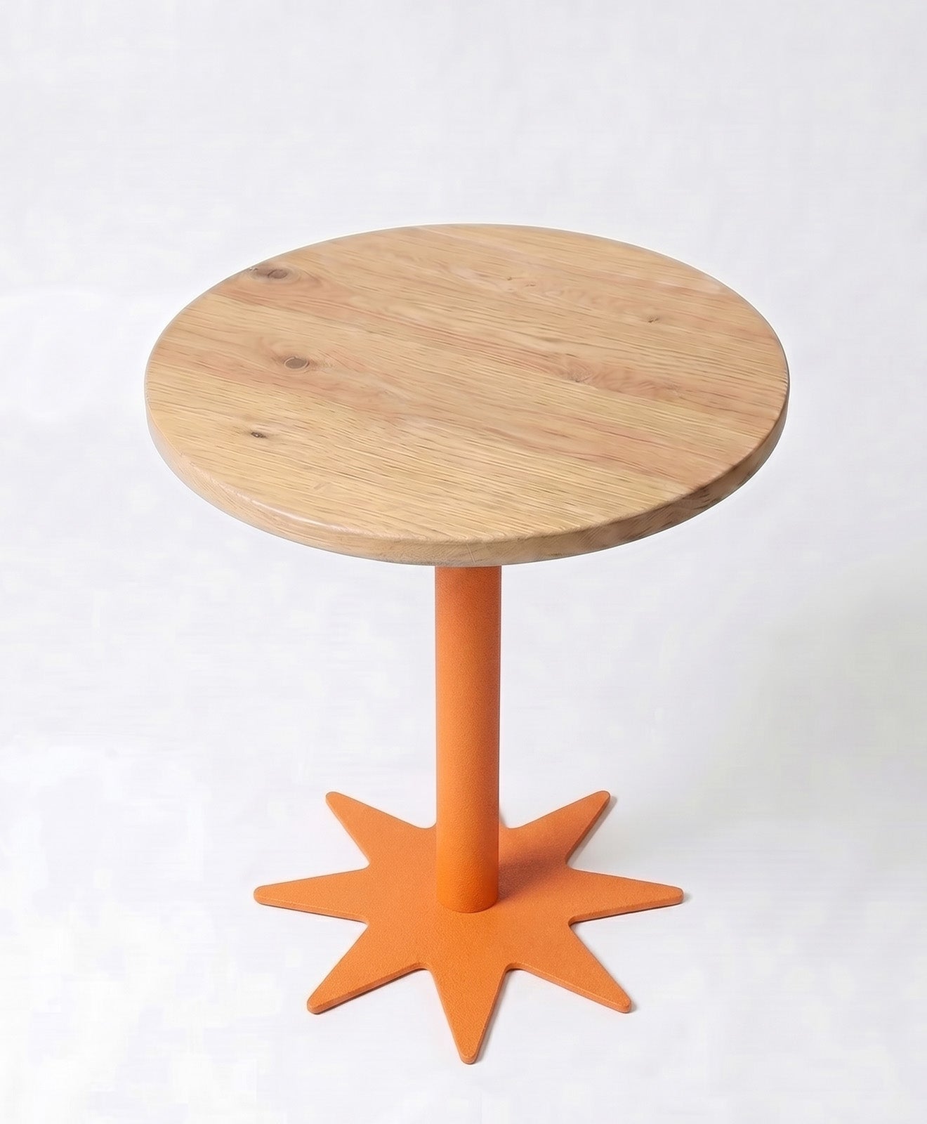 Bistrotisch rund aus Holz & Stahl STERN