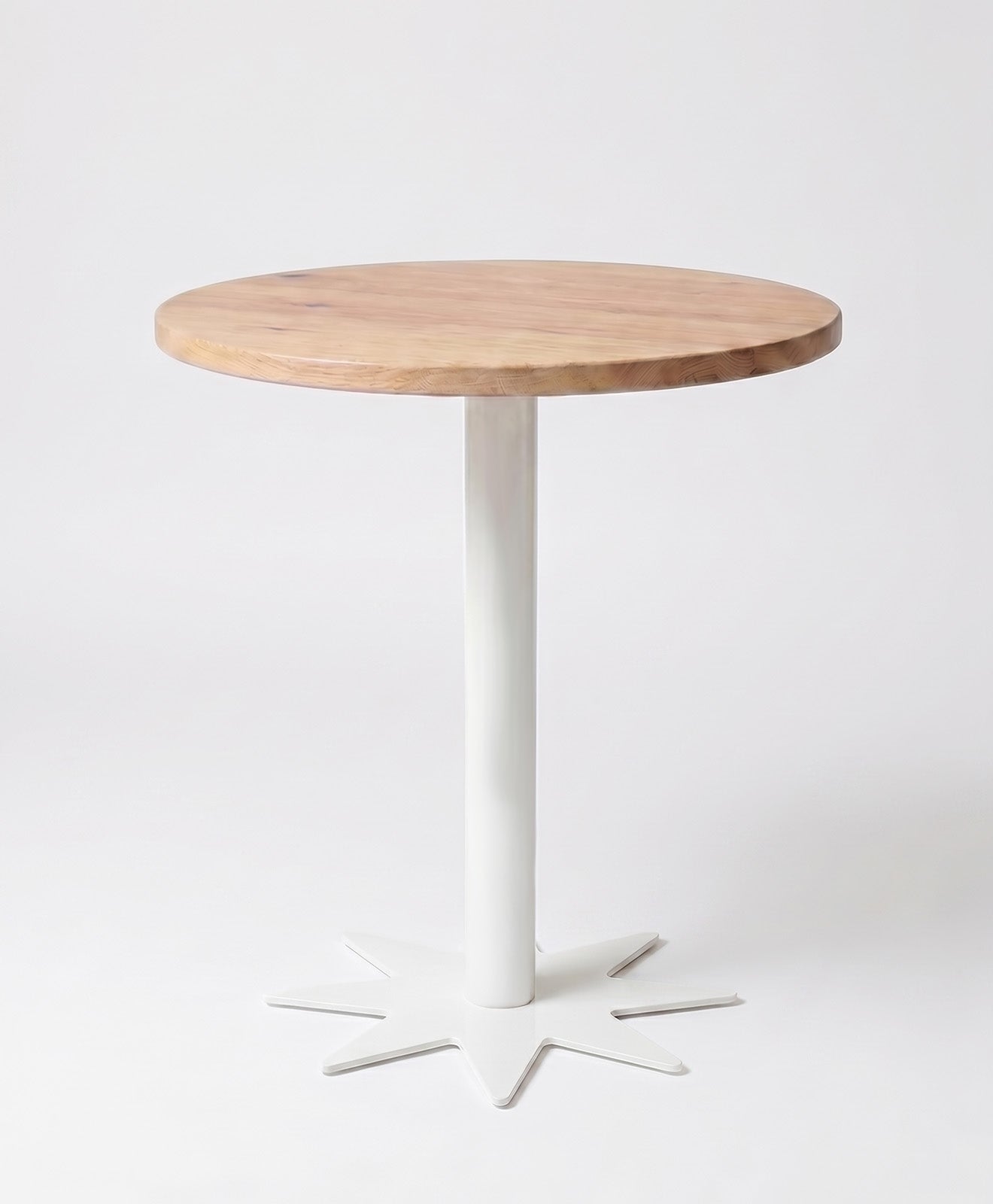 Bistrotisch rund aus Holz & Stahl STERN