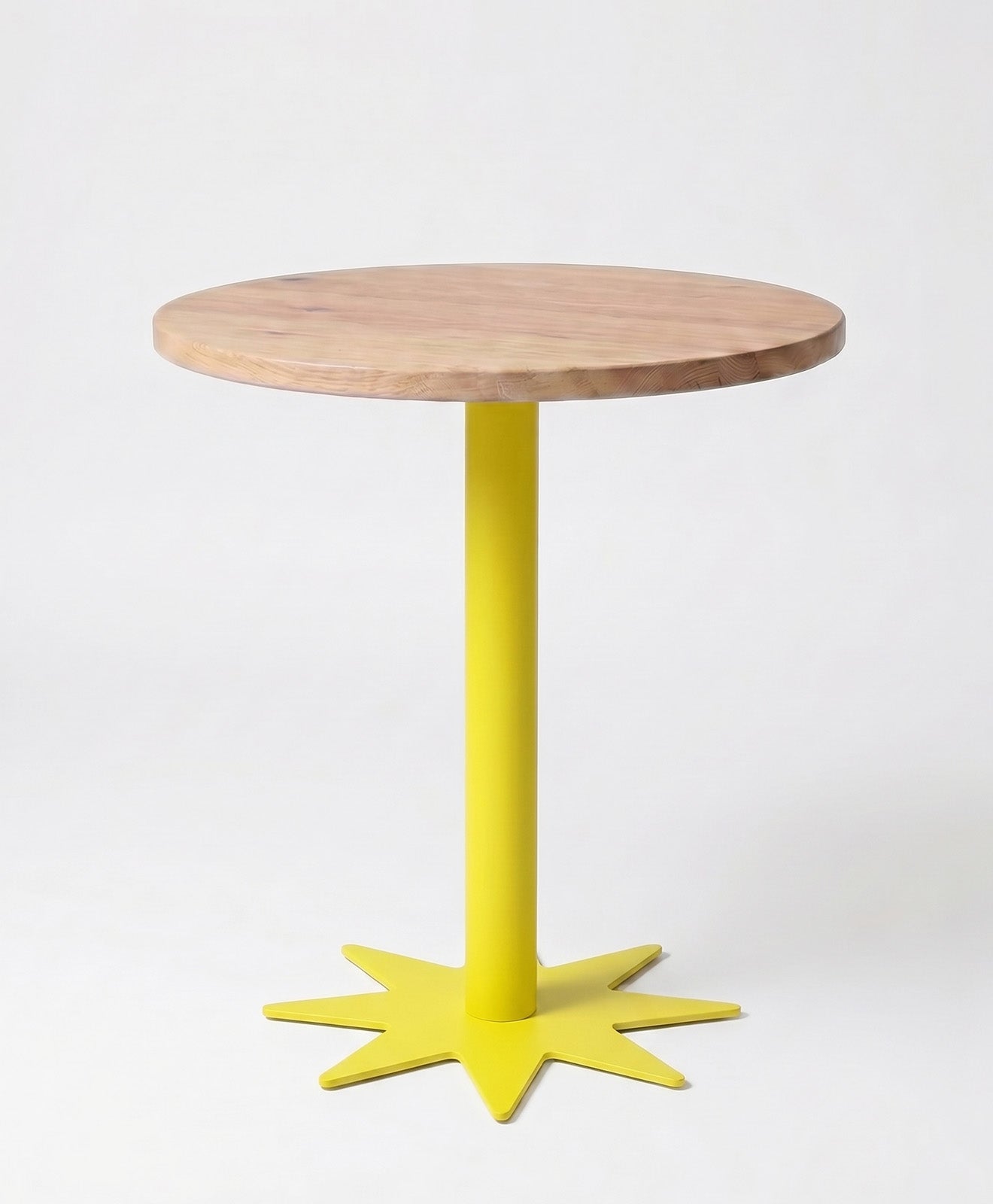 Bistrotisch rund aus Holz & Stahl STERN