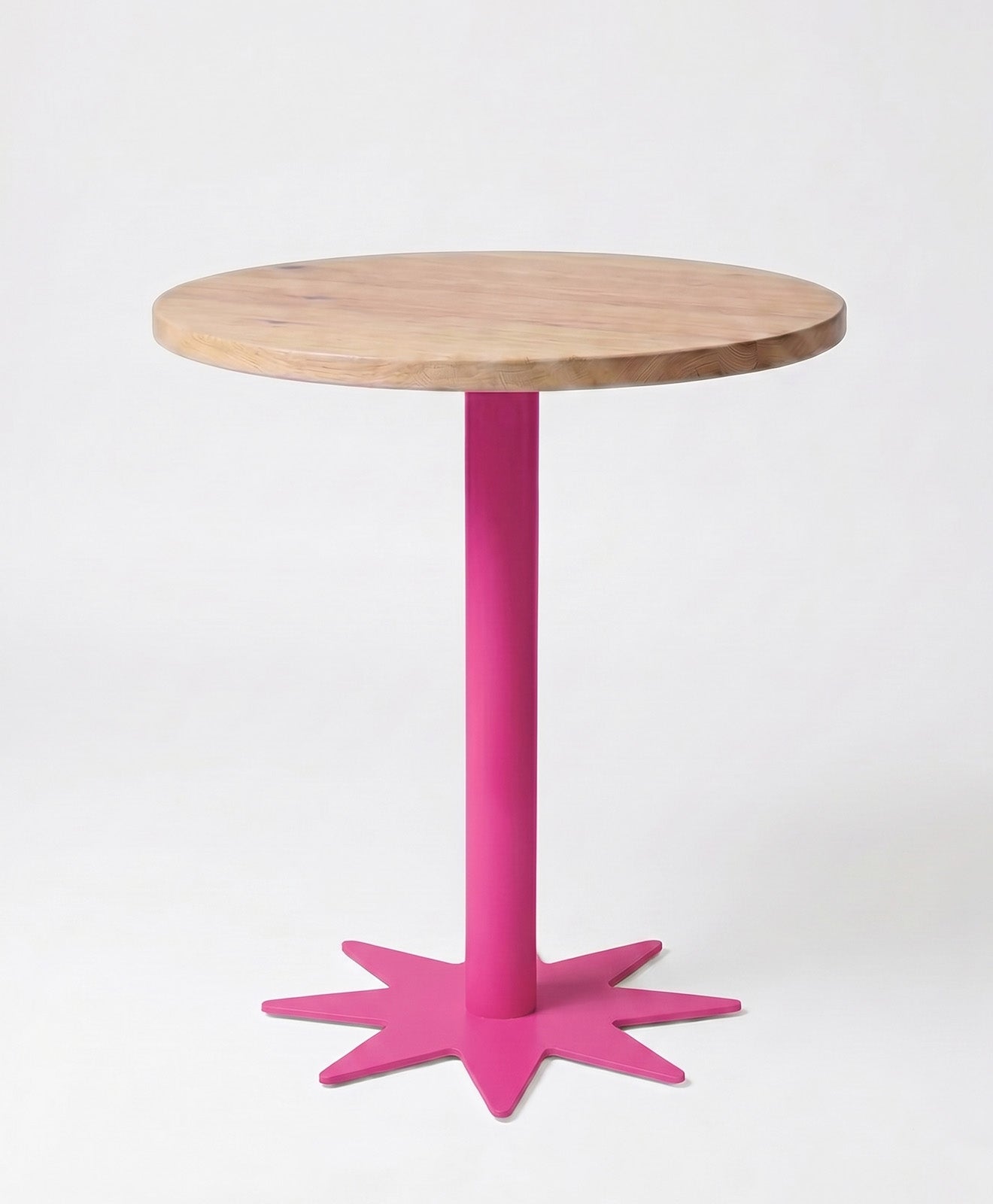 Bistrotisch rund aus Holz & Stahl STERN