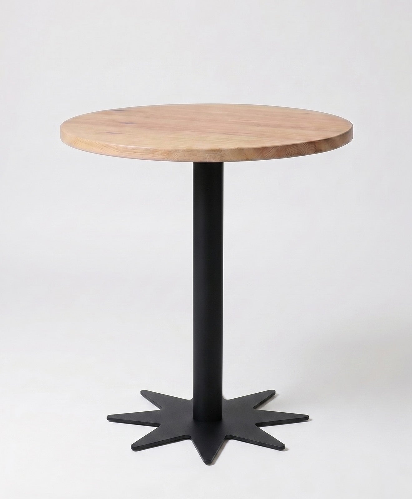Bistrotisch rund aus Holz & Stahl STERN