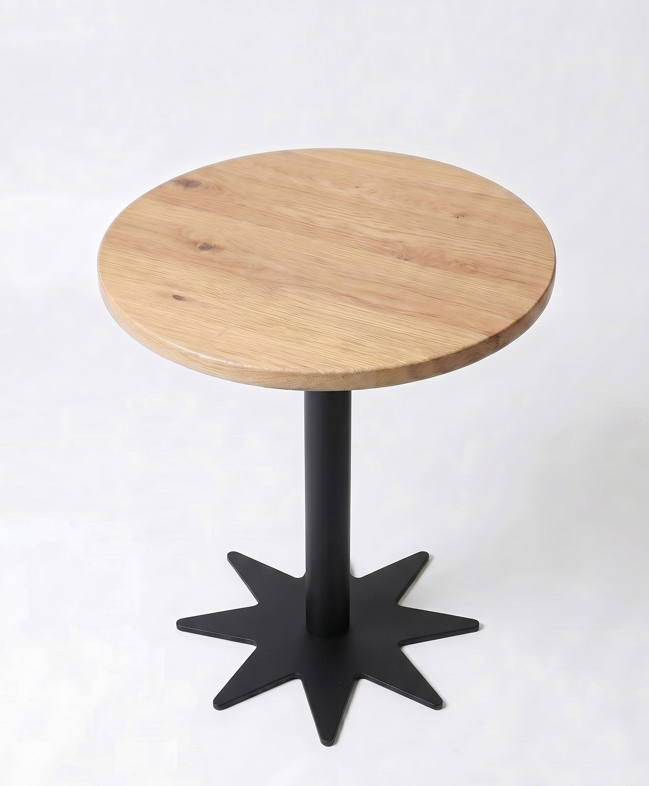 Bistrotisch rund aus Holz & Stahl STERN